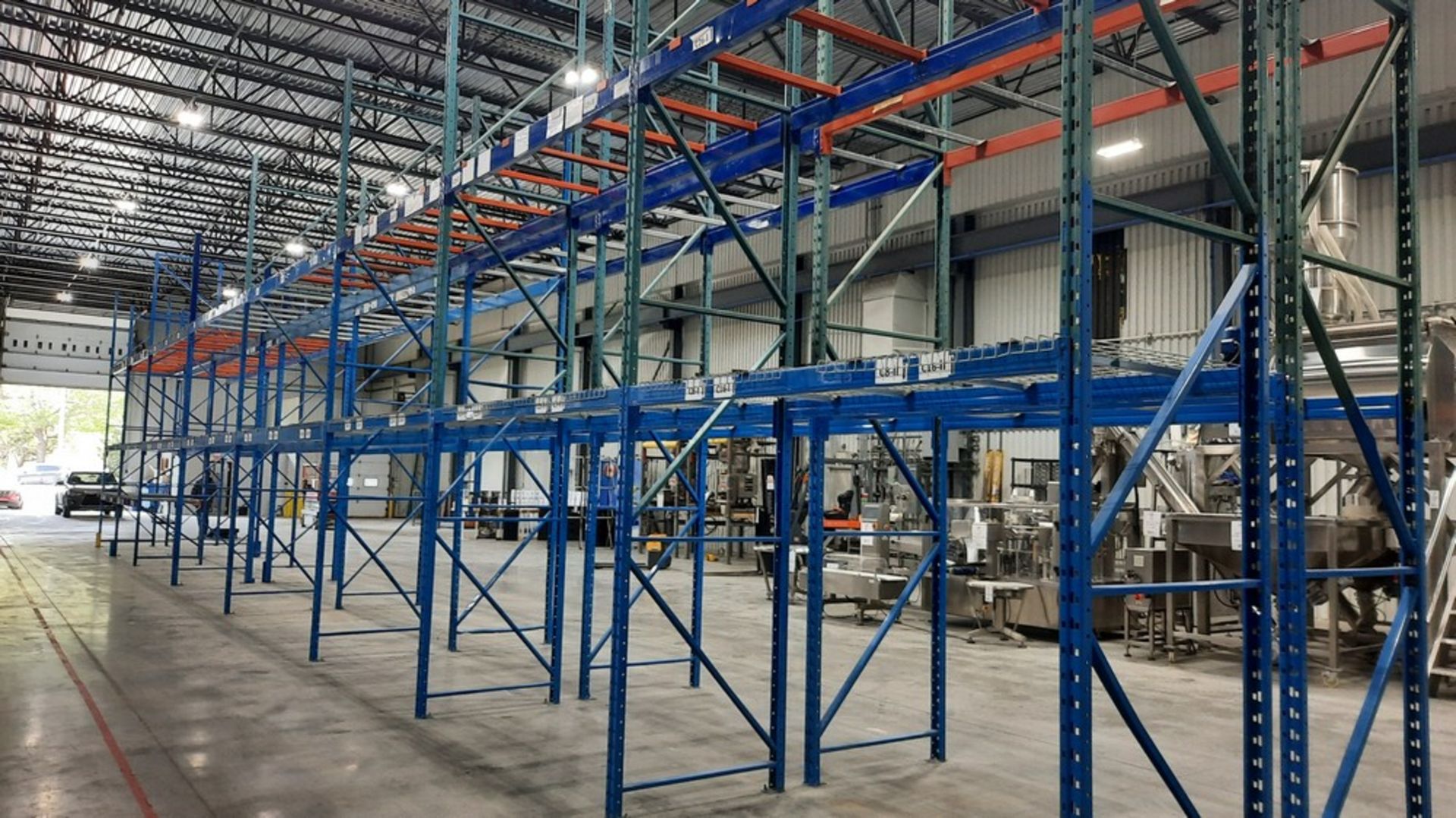 Industrial Ready Rack Sections: 18'H, 42''D, (4) Bars per Section, (3) 12'L, (5) 8.5'L - Image 2 of 3
