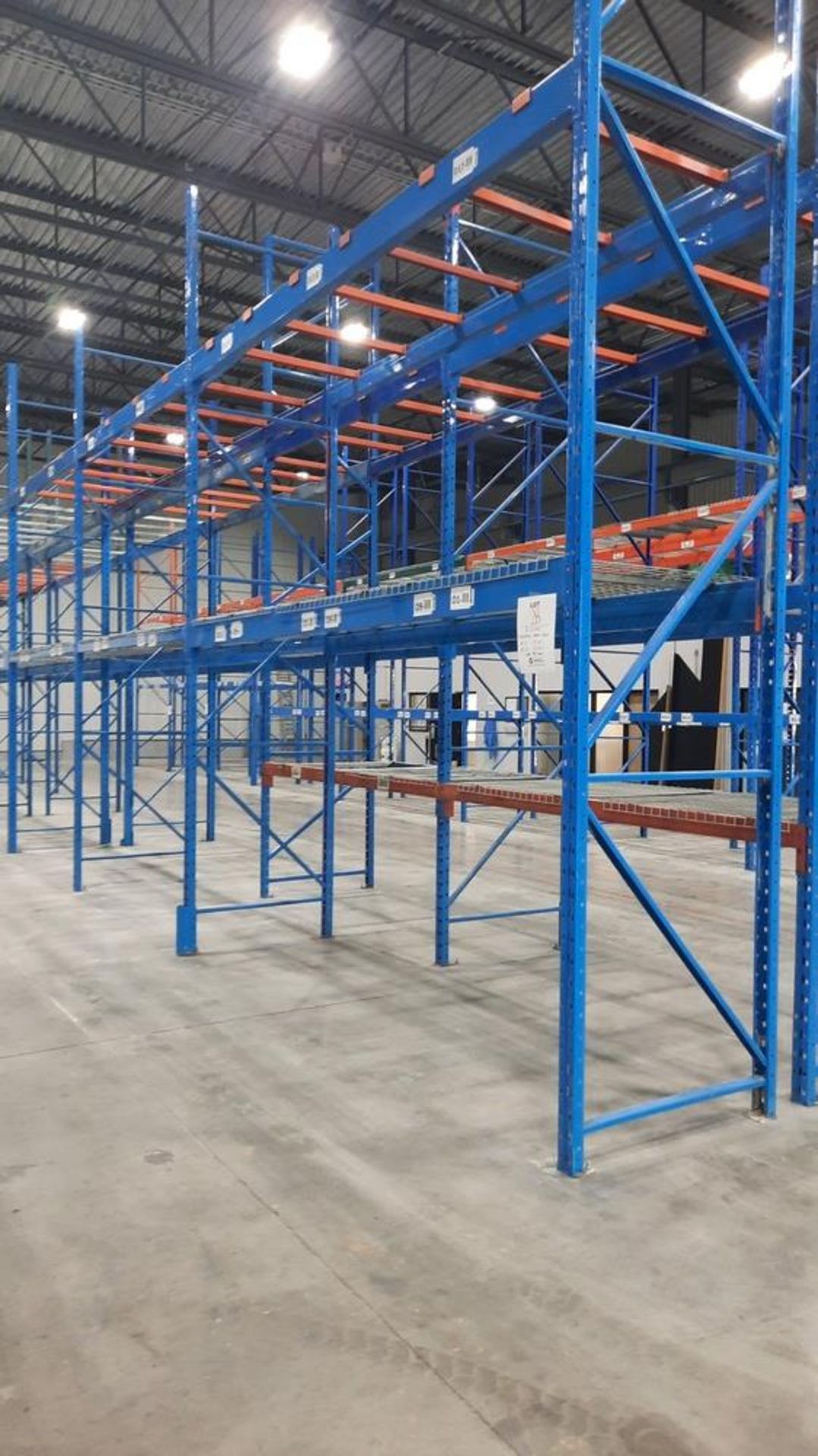 Industrial Ready Rack Sections: 18'H, 42''D, (4) Bars per Section, (3) 12'L, (5) 8.5'L - Image 2 of 5