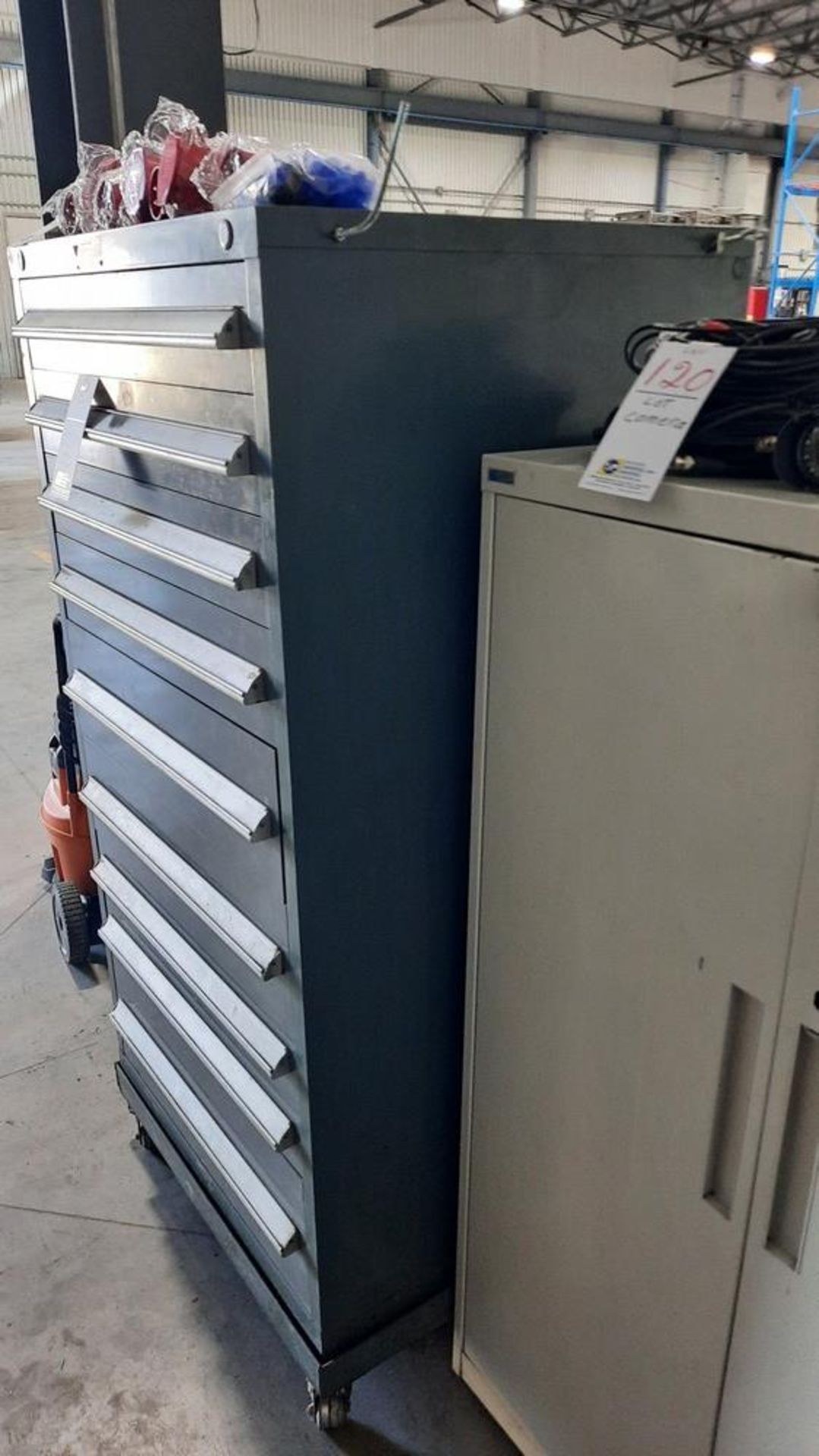 HD Tool/Parts Cabinet, c/w contents (see Photos for Details) - Image 2 of 10