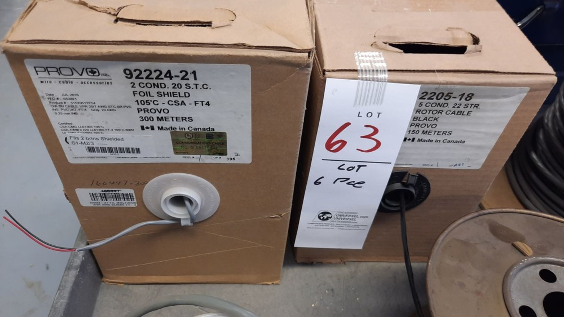LOT: (6) Boxes/Rolls of Asst. Wires ( see photo for details) - Image 2 of 4