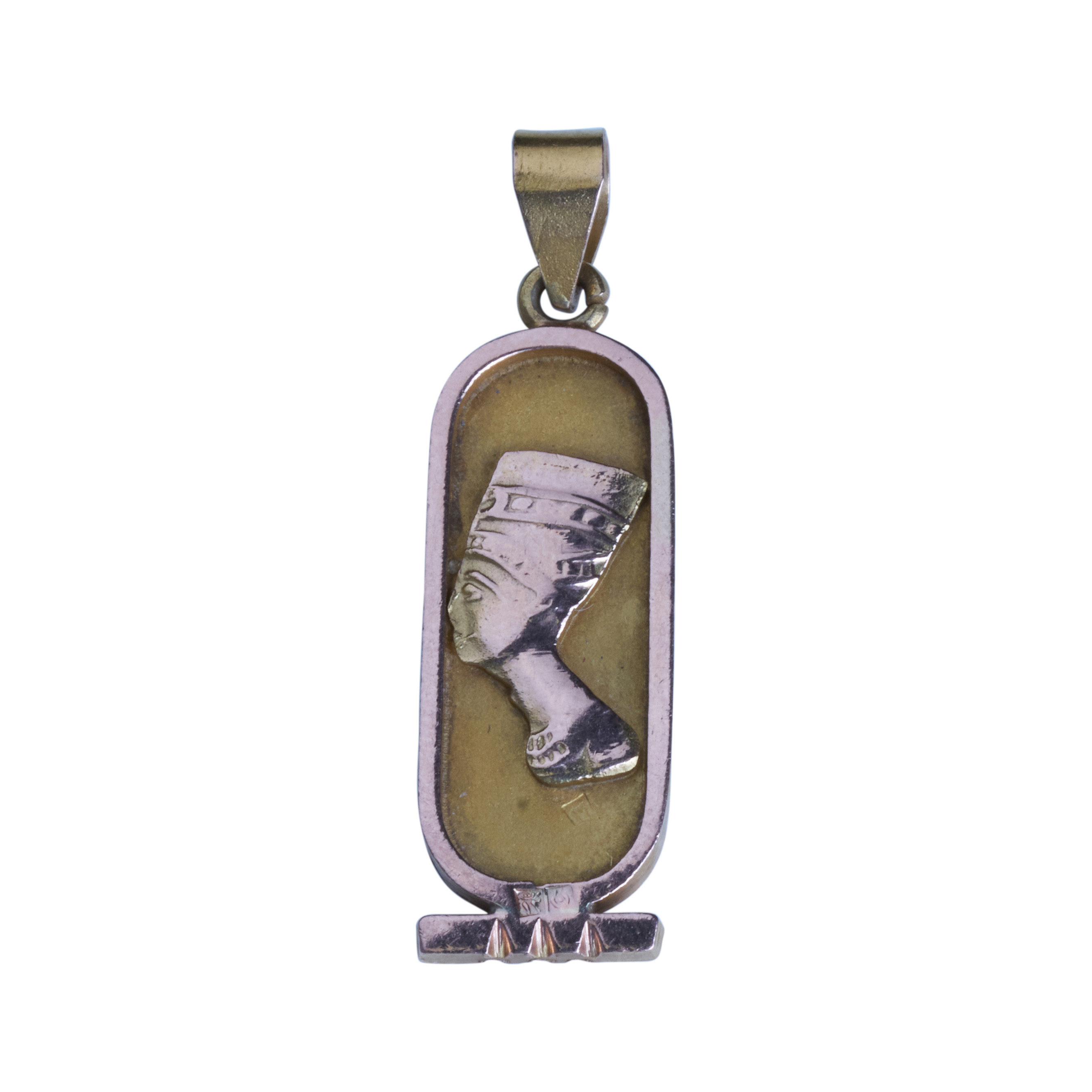 EGYPTIAN HIEROGLYPHIC NEFERTITI PENDANT