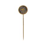 ANTIQUE SHAKUDO STICK PIN.