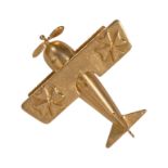 GERMAN BI PLANE 'RED BARON' CHARM.