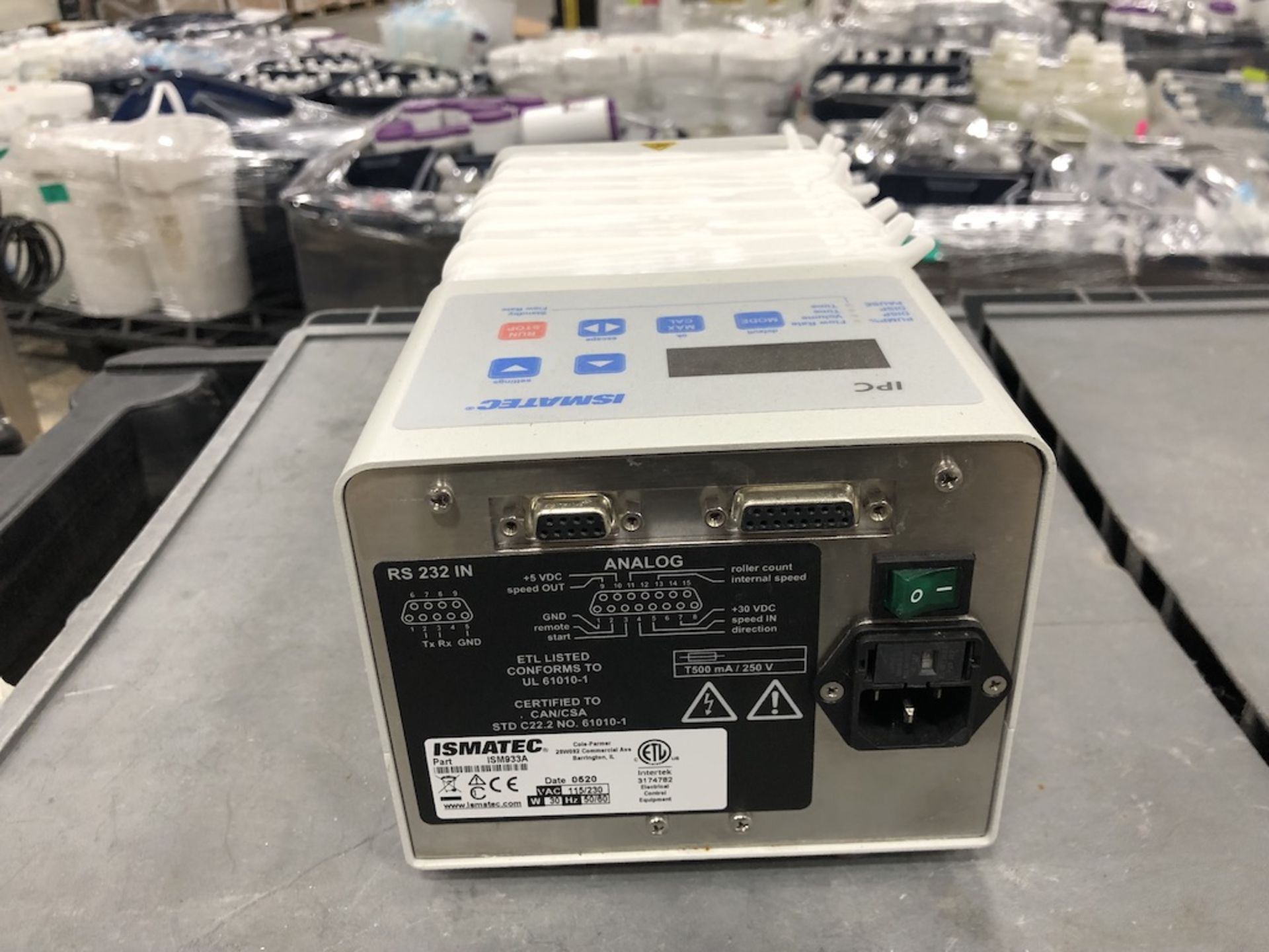 COLE-PARMER ISMATEC MODEL C P ISM933A HIGH PRECISION MULTICHANNEL PUMP / Purchased Brand new from - Image 5 of 6