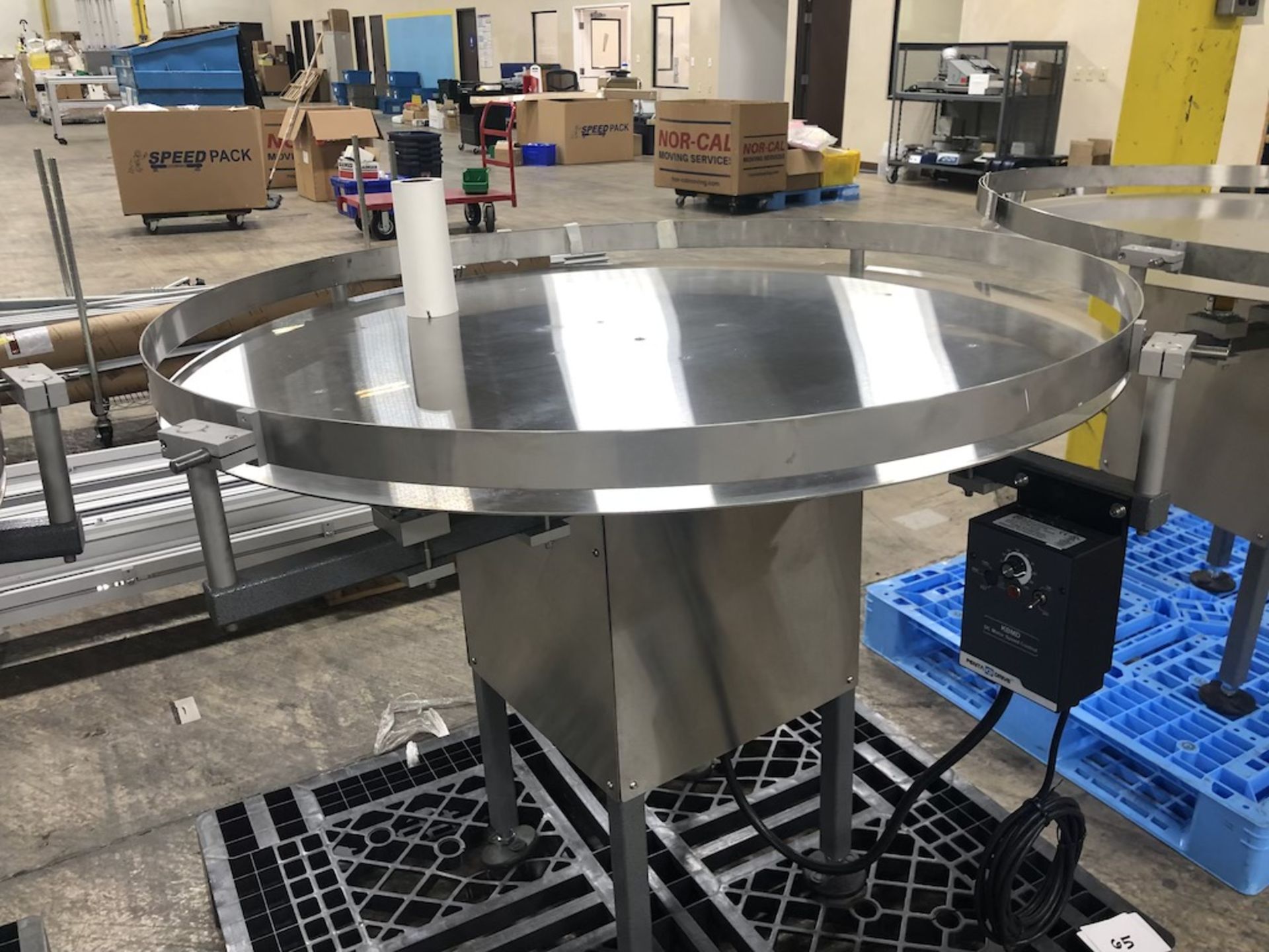 48" FT CIRCULAR SORTING TABLE / UNSCRAMBLING TABLE WITH PENTA KB DRIVE DC MOTOR SPEED CONTROL MODEL: - Image 2 of 6