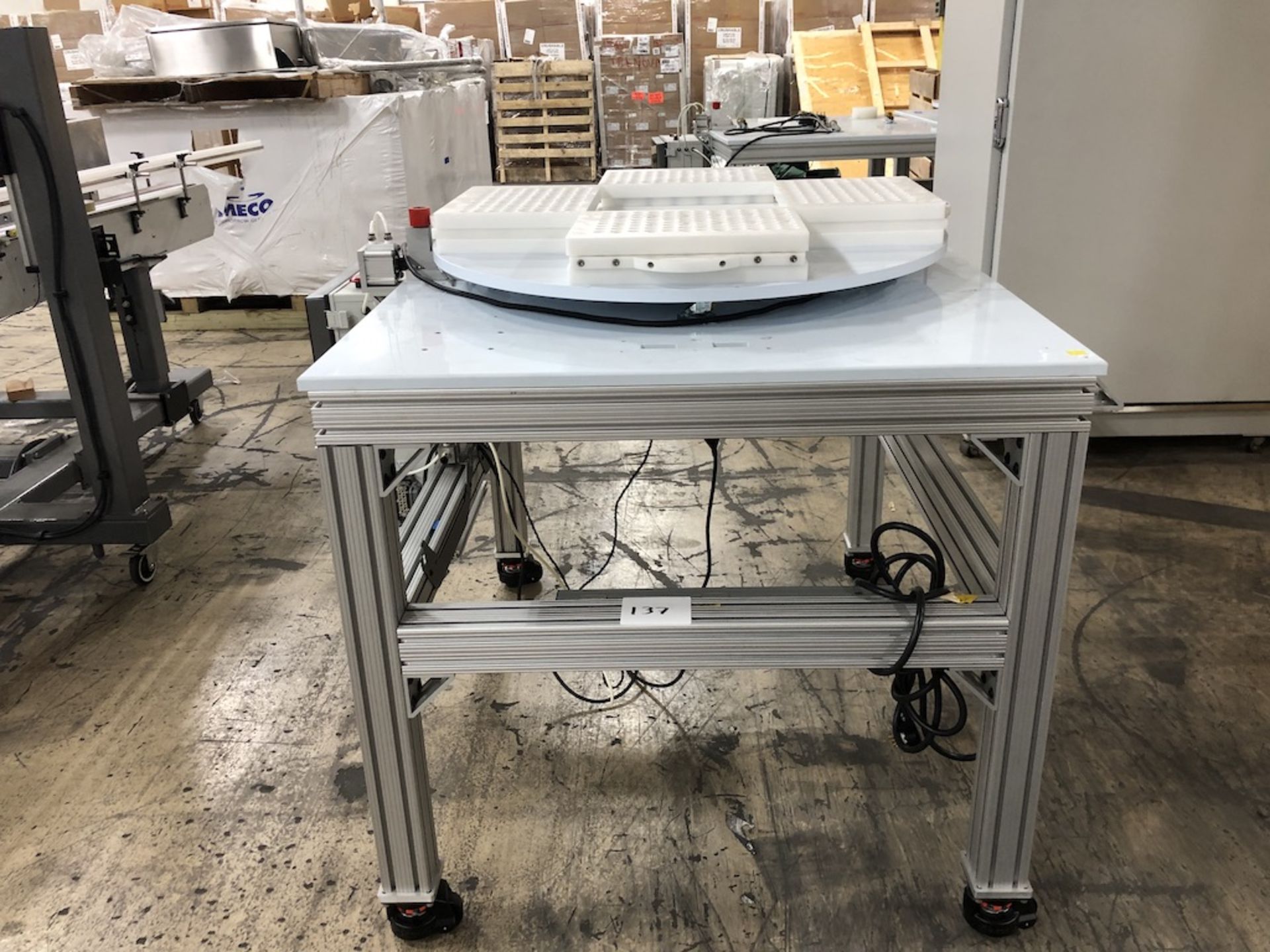 POLYPROPELYNE ALUMINUM EXTRUSION TABLE - Image 2 of 11