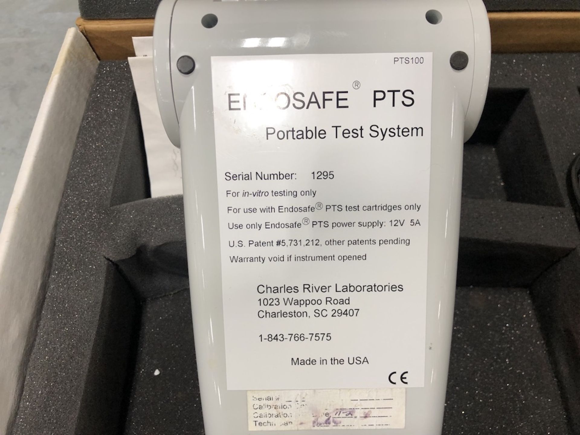 CHARLES RIVER LABORATORIES ENDOSAFE PTS PORTABLE TEST SYSTEM - Image 4 of 6