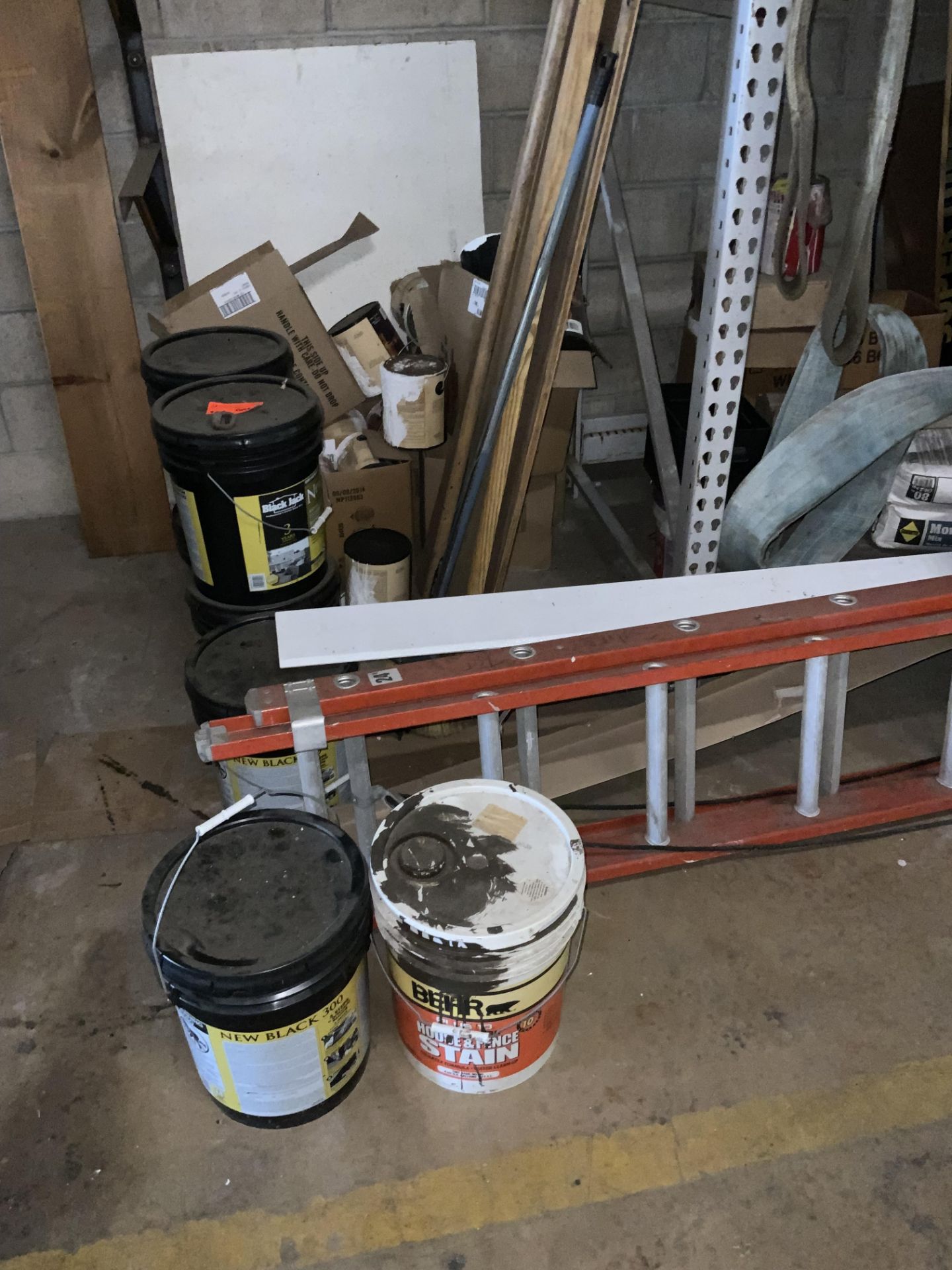 Large Selection of: Rubber Coating, Fiber Glass Extension Ladder, etc. - Image 2 of 9