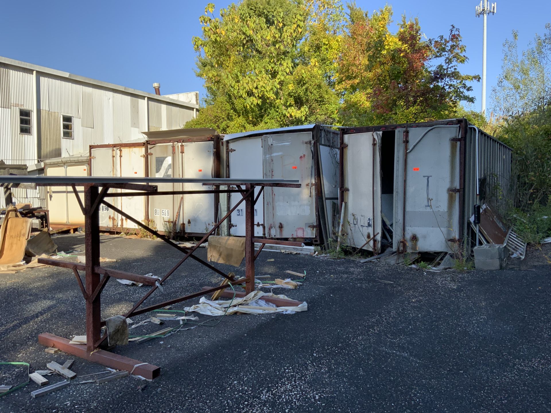 5 Aluminum Trailers of Various Sizes & Condition