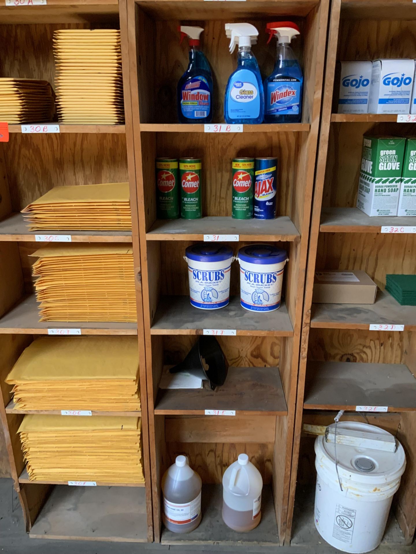 Collection of Cleaning Supplies, Aluminum Screws, etc. - Image 8 of 9