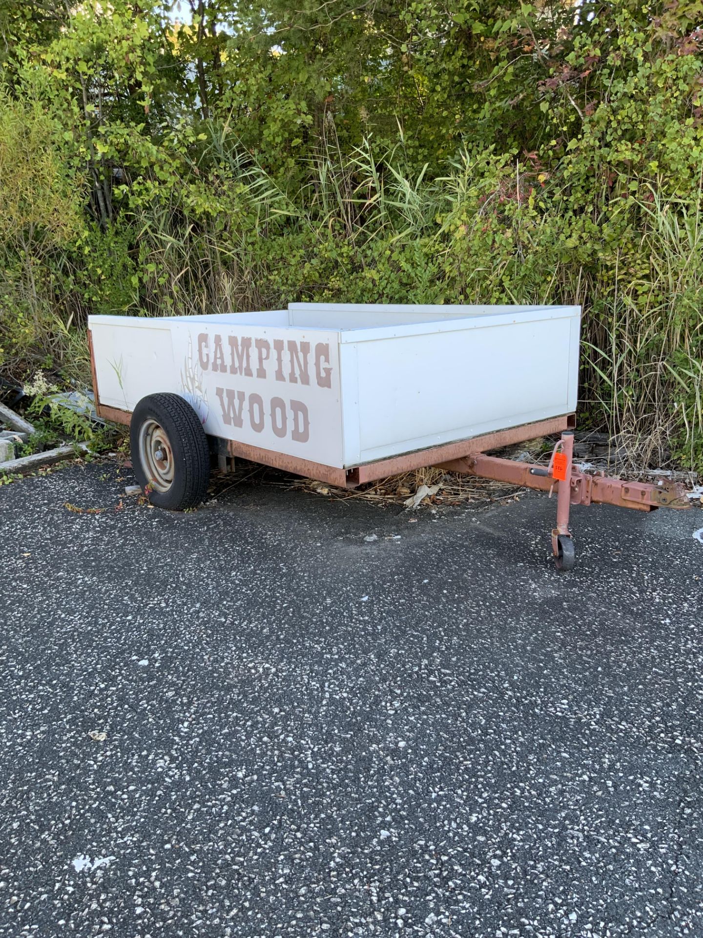 Small Aluminum Open Trailer w/o Title