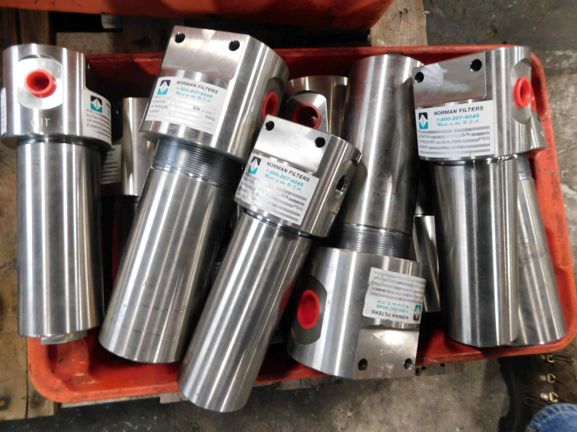 LOT OF MISC NORMAN AND REXROTH FILTERS, ROSEMOUNT 8732EST1A1N0M4 TRANSMITTER, AND SUNNEN STONE SETS. - Image 2 of 8