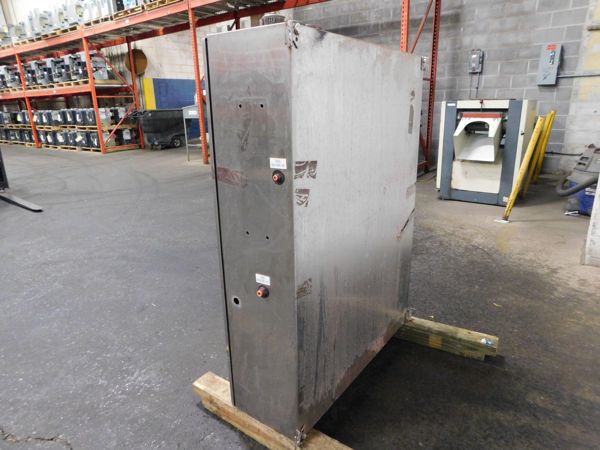 RITTAL STAINLESS STEEL ELECTRICAL CABINET ENCLOSURE. 36" x 47" x 12". - Image 12 of 12