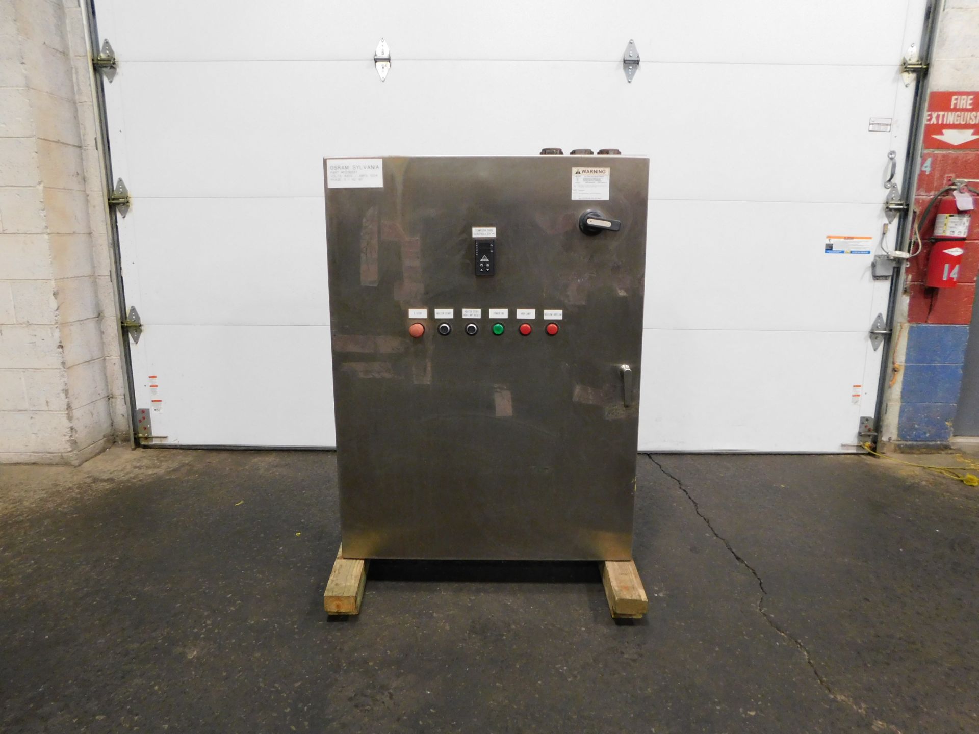 RITTAL STAINLESS STEEL ELECTRICAL CABINET ENCLOSURE. 36" x 47" x 12".