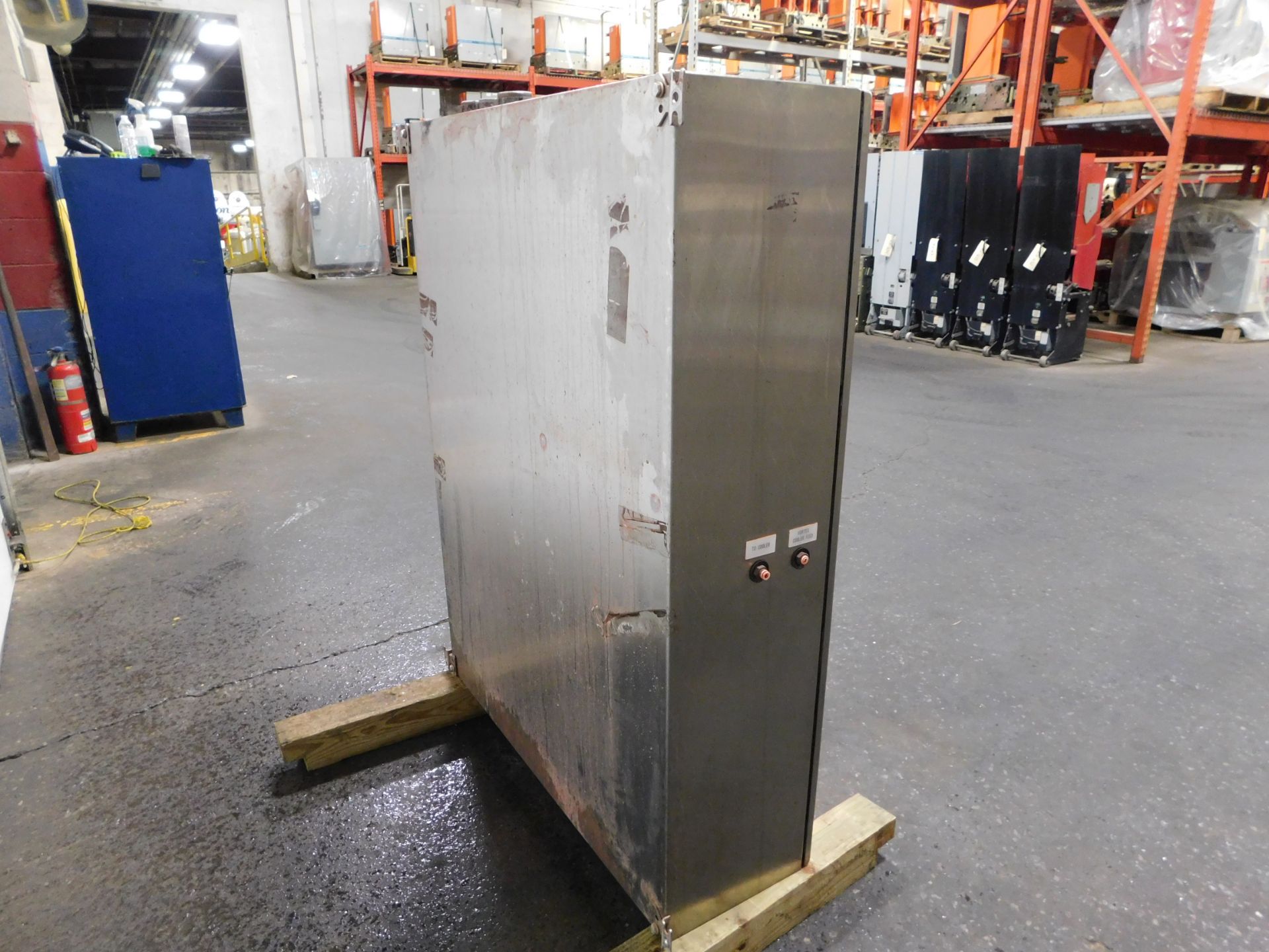 RITTAL STAINLESS STEEL ELECTRICAL CABINET ENCLOSURE. 36" x 47" x 12". - Image 11 of 12