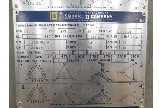 SQUARE D DS ELECTRICAL SWITCHGEAR - 1000 KVA SYSTEM - Image 20 of 27