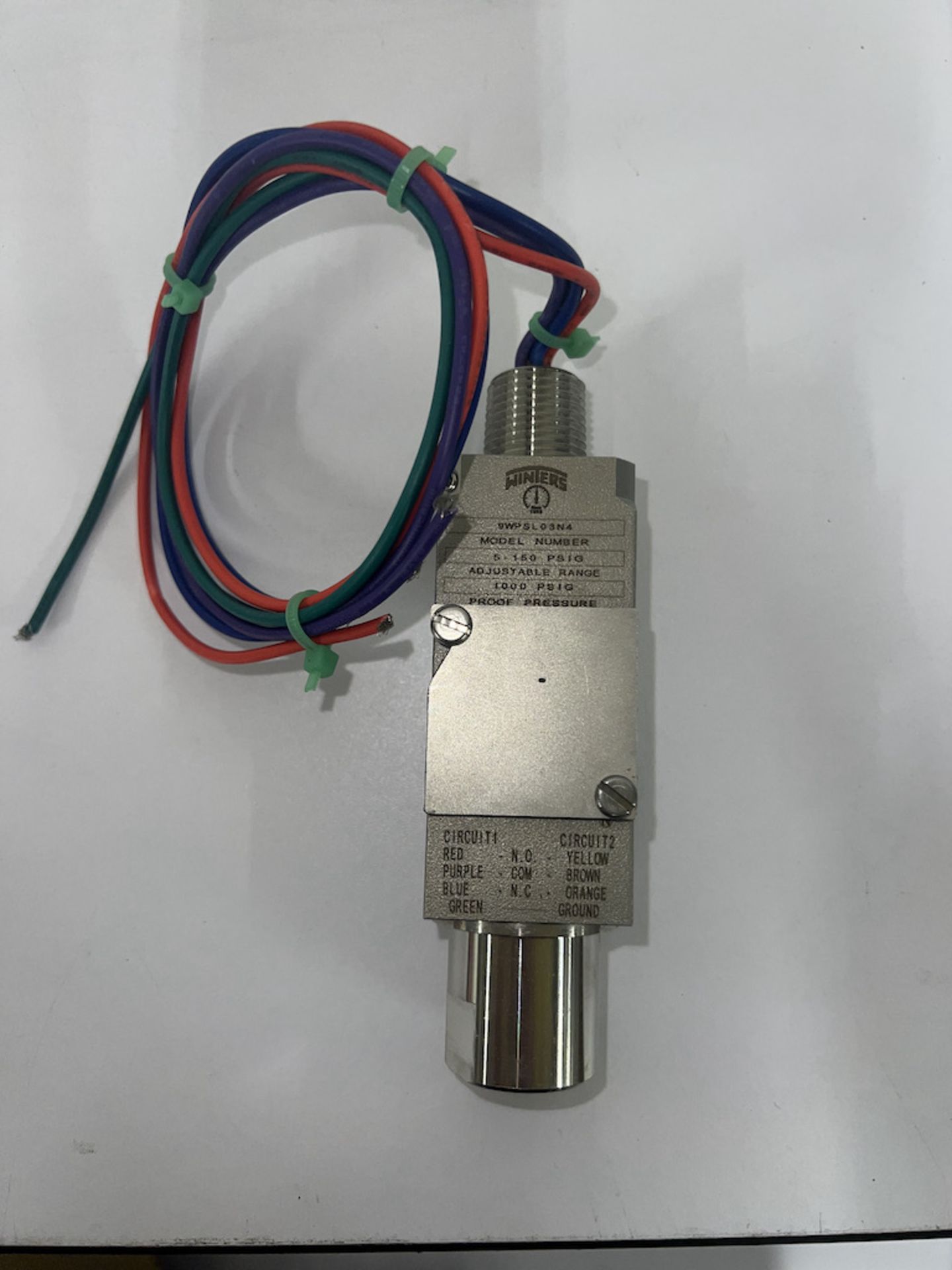 Winters: Explosion Proof Compact Pressure Switch 9SWPSL03N4