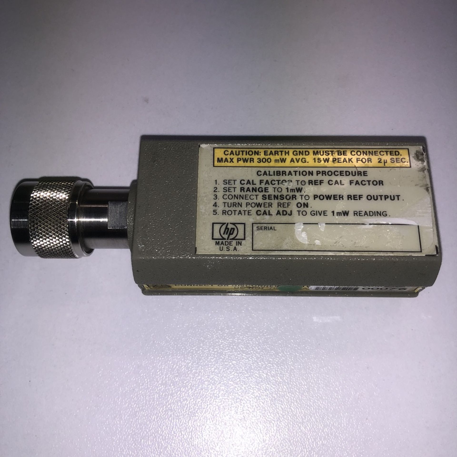 HEWLETT PACKARD 8481A POWER SENSOR