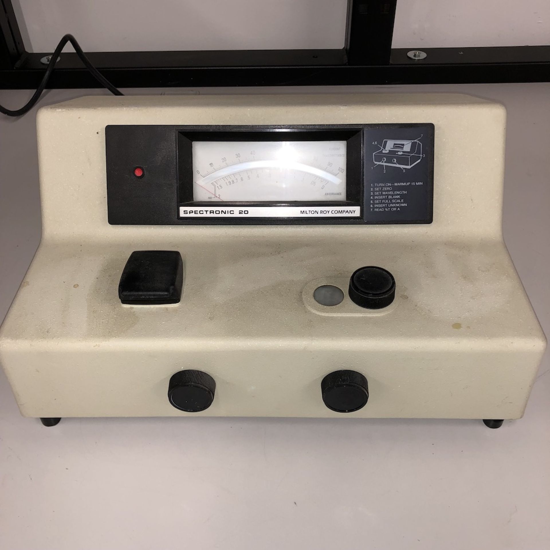 MILTON ROY COMPANY 333172 SPECTRONIC 20 SPECTROMETER - Image 3 of 7