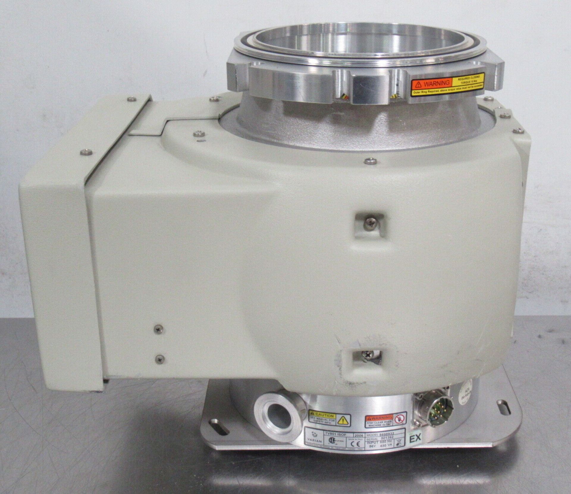 Varian TV801 ISOF Turbomolecular Vacuum Pump 8698933 - Gilroy - Image 4 of 7