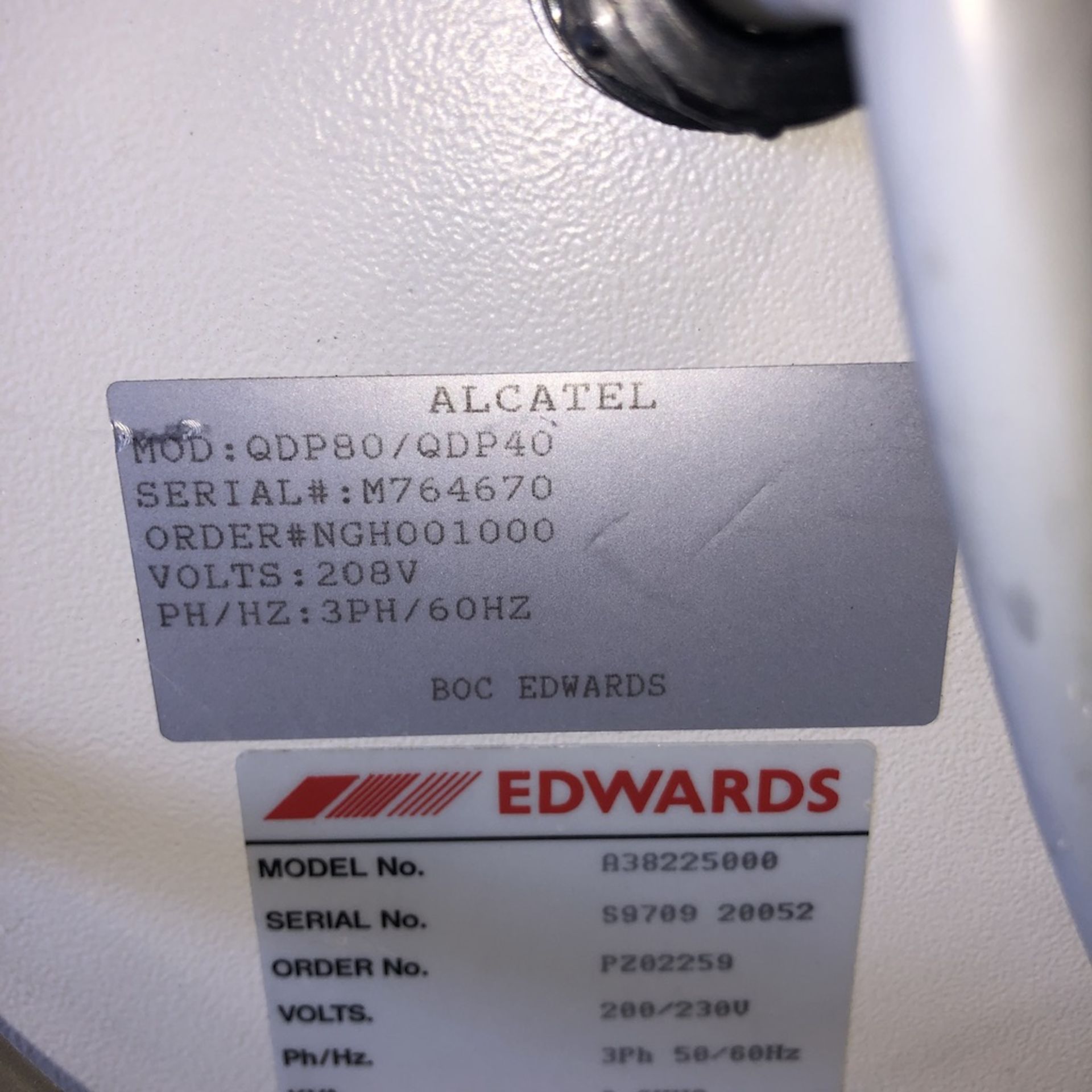 EDWARDS A38225000 SERIES 2 MOTOR CONTROL MODULE w/ EDWARDS QDP40 DRYSTAR DRY PUMP ATTACHED TO - Image 9 of 16