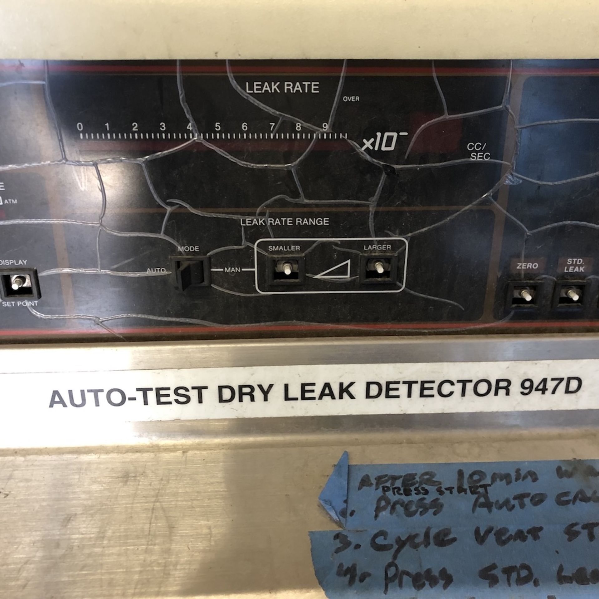 VARIAN 947D AUTO-TEST DRY LEAK DETECTOR 115V, 1 PHASE, 50/60Hz, 1900W - Image 16 of 21