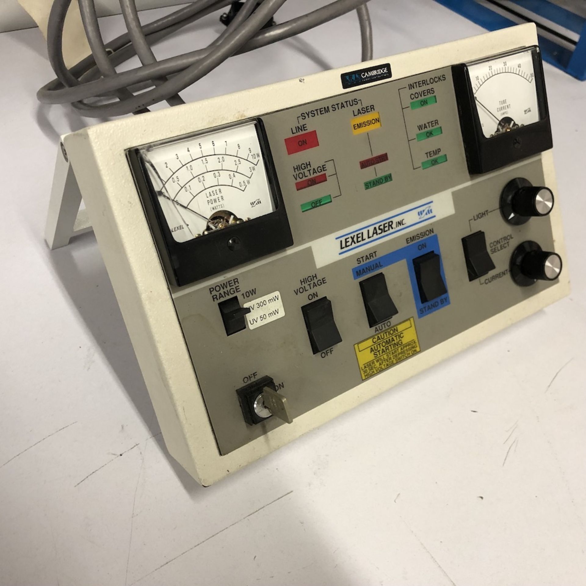 LEXEL LASER INC. 3500 POWER SUPPLY FOR LEXEL LASER INC. 3500 KRYPTON LASER - Image 2 of 7