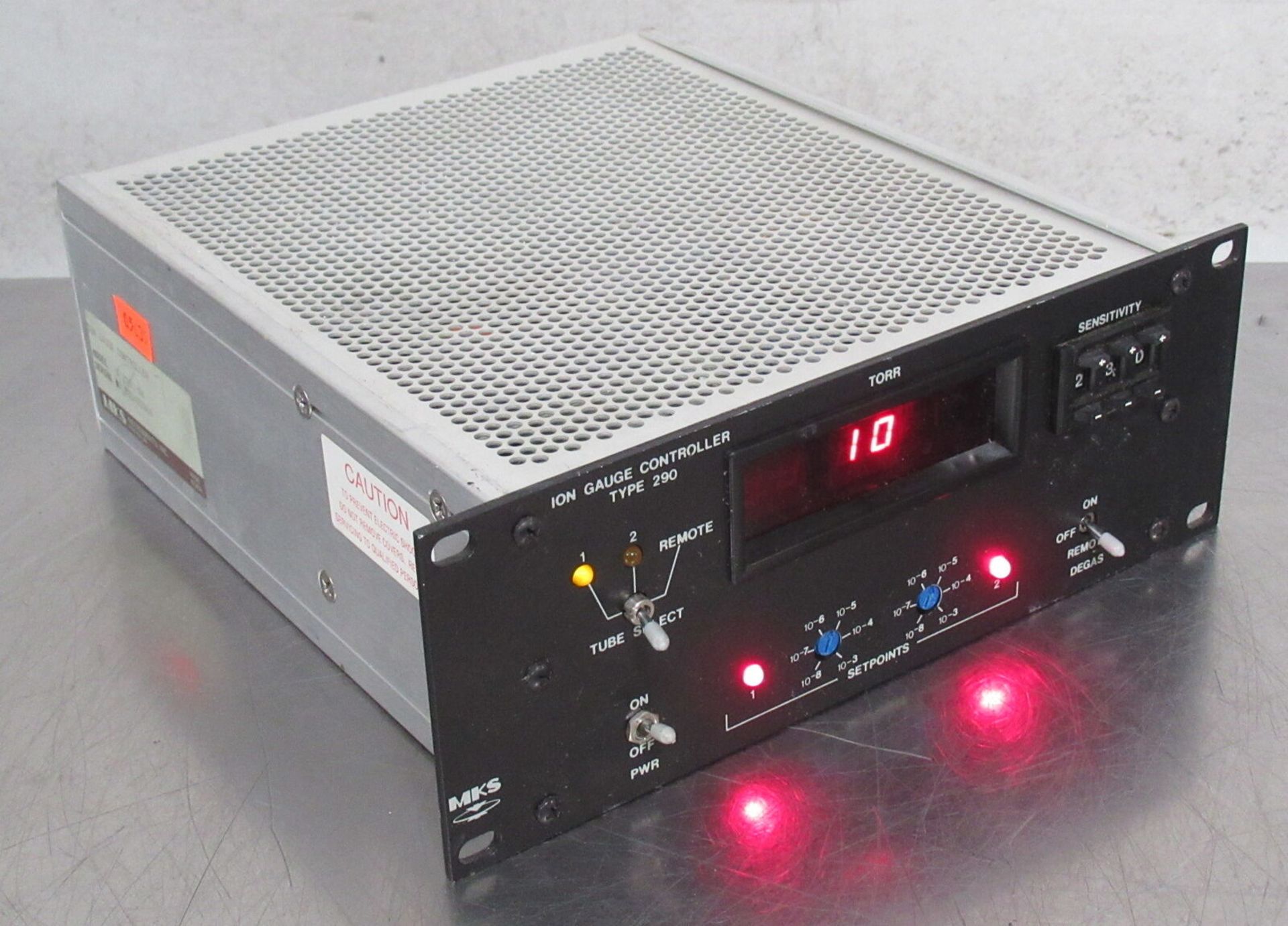 MKS Type 290 Ion Gauge Controller 290C-04 - Gilroy