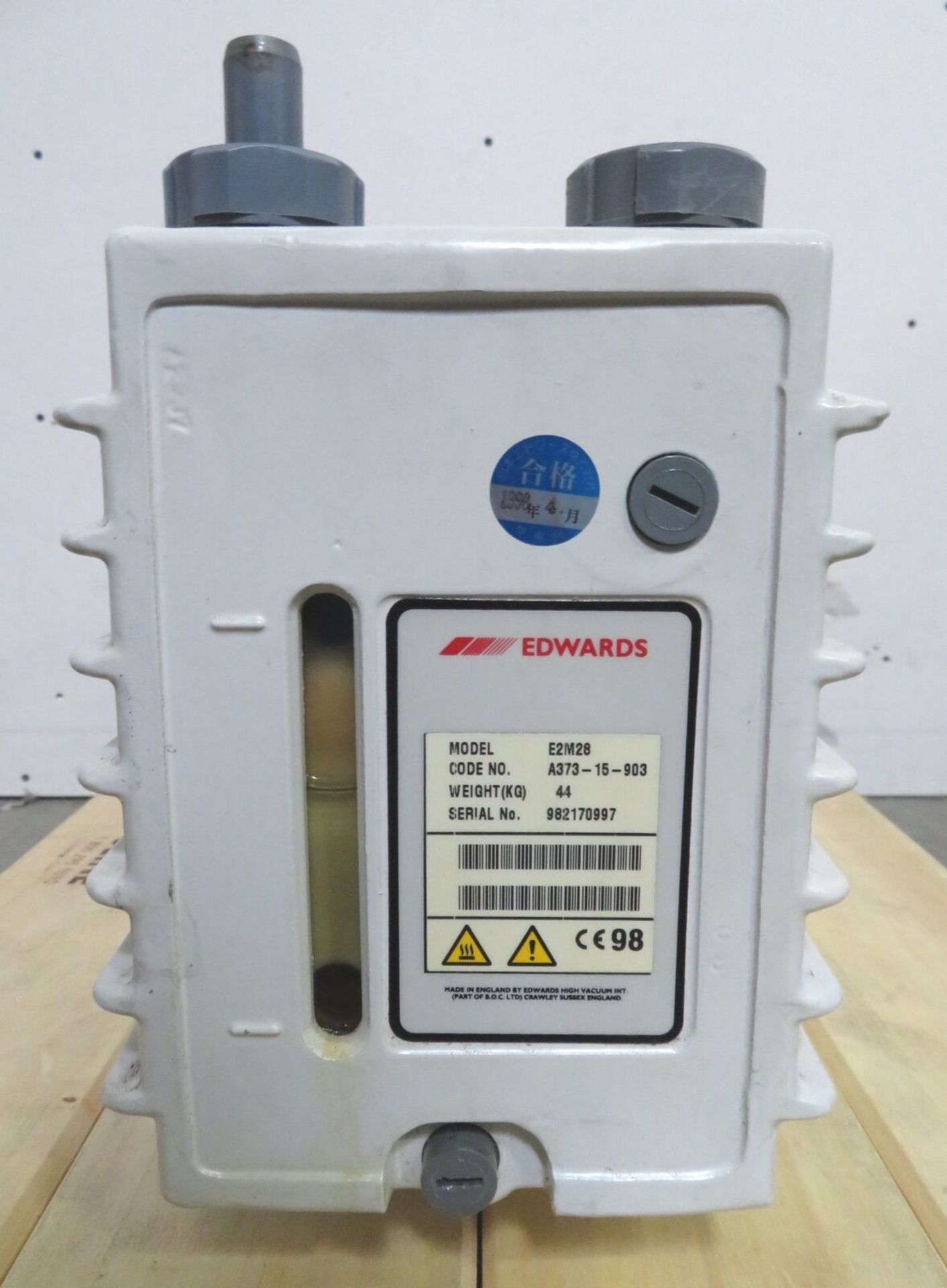 Edwards E2M28 Vacuum Pump (A373-15-903; 230VAC, 1Ph, 0.75/0.90kW) - Gilroy - Image 3 of 6