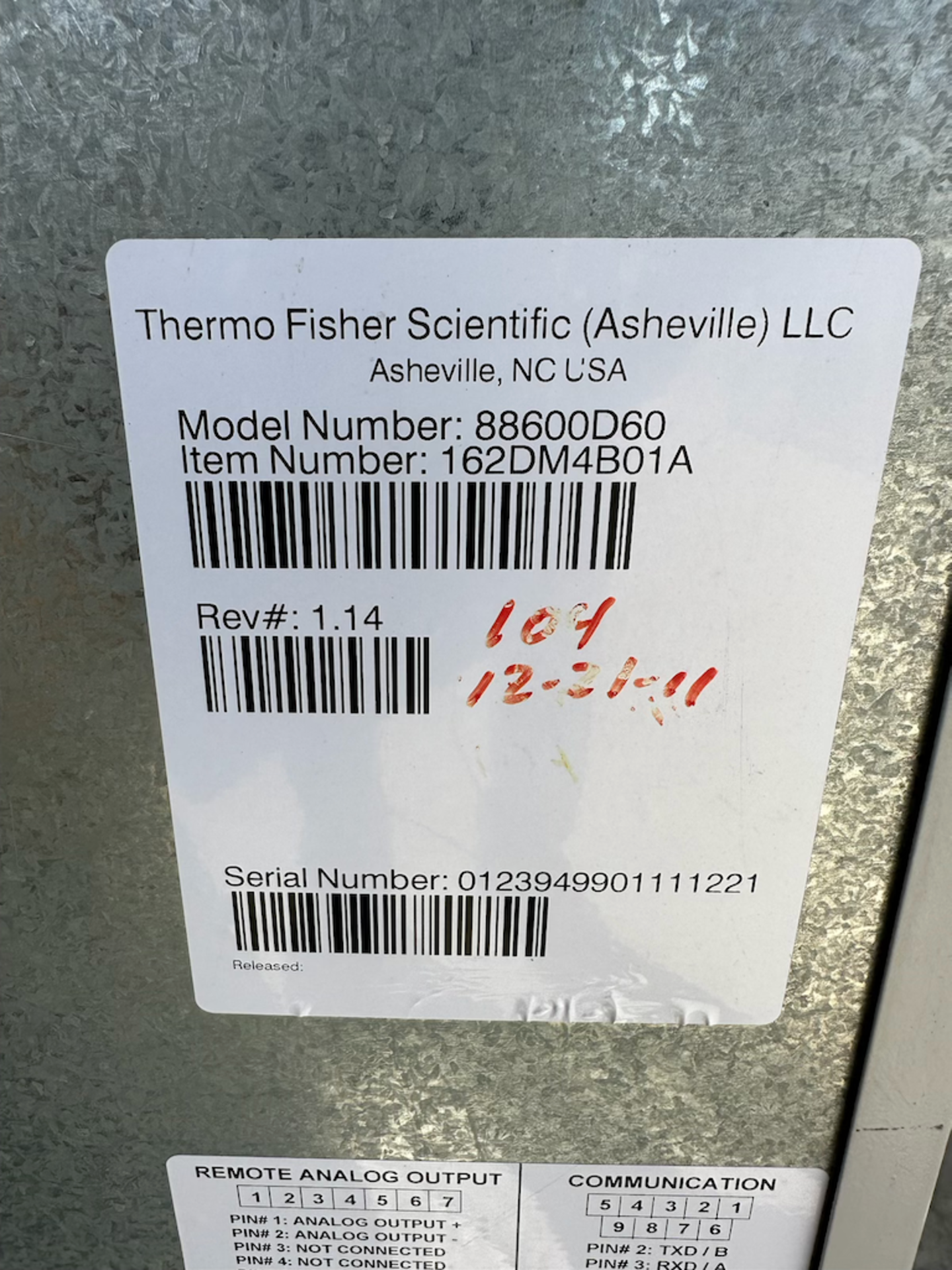 Thermo Scientific Forma 88000 Series Ultra-Low Freezer - Image 6 of 6