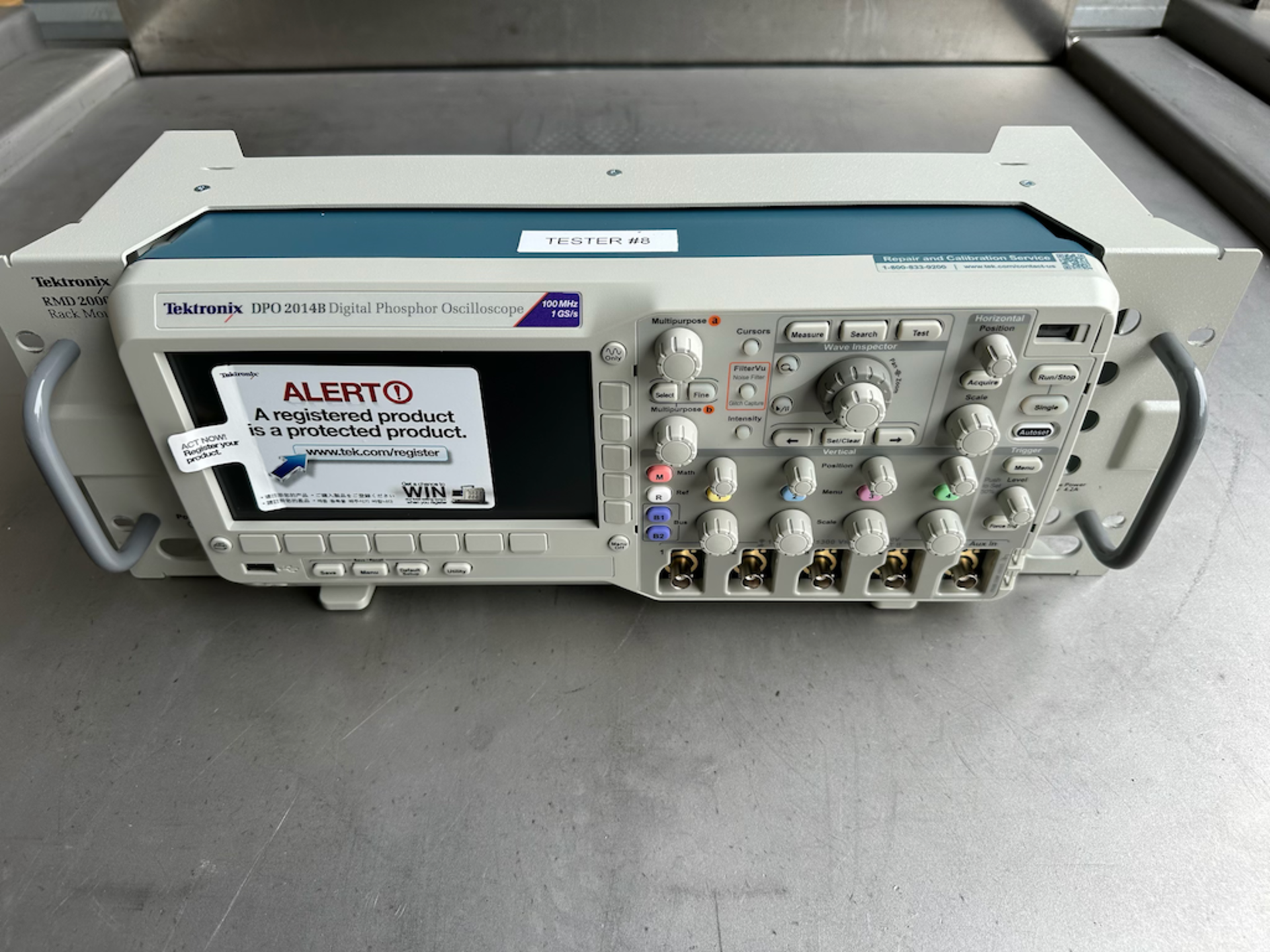 Tektronix Oscilloscope model DPO2014B with Rack Mount