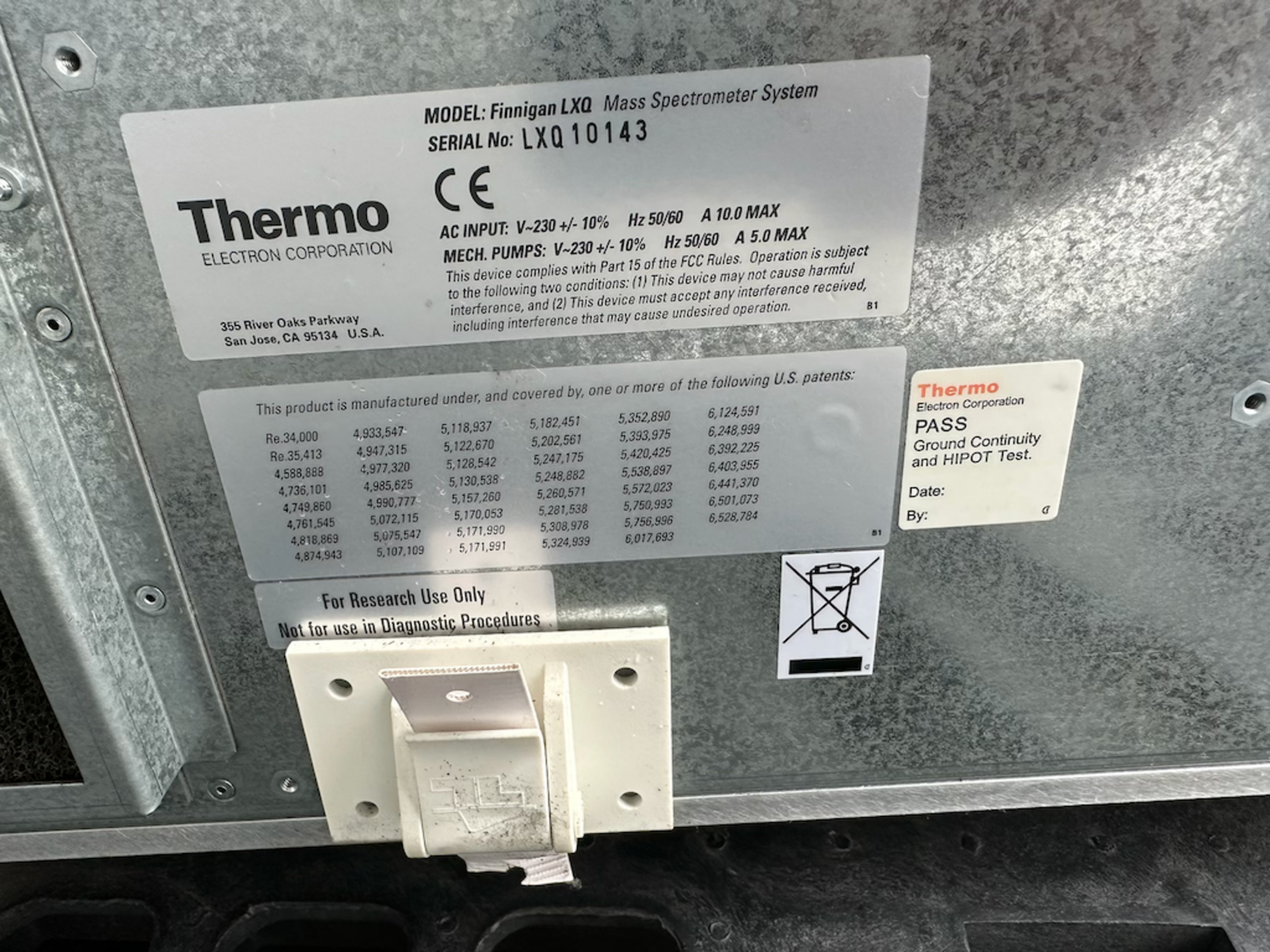 Thermo Scientific Finnigan LXQ Mass Spectrometer System - Image 2 of 9