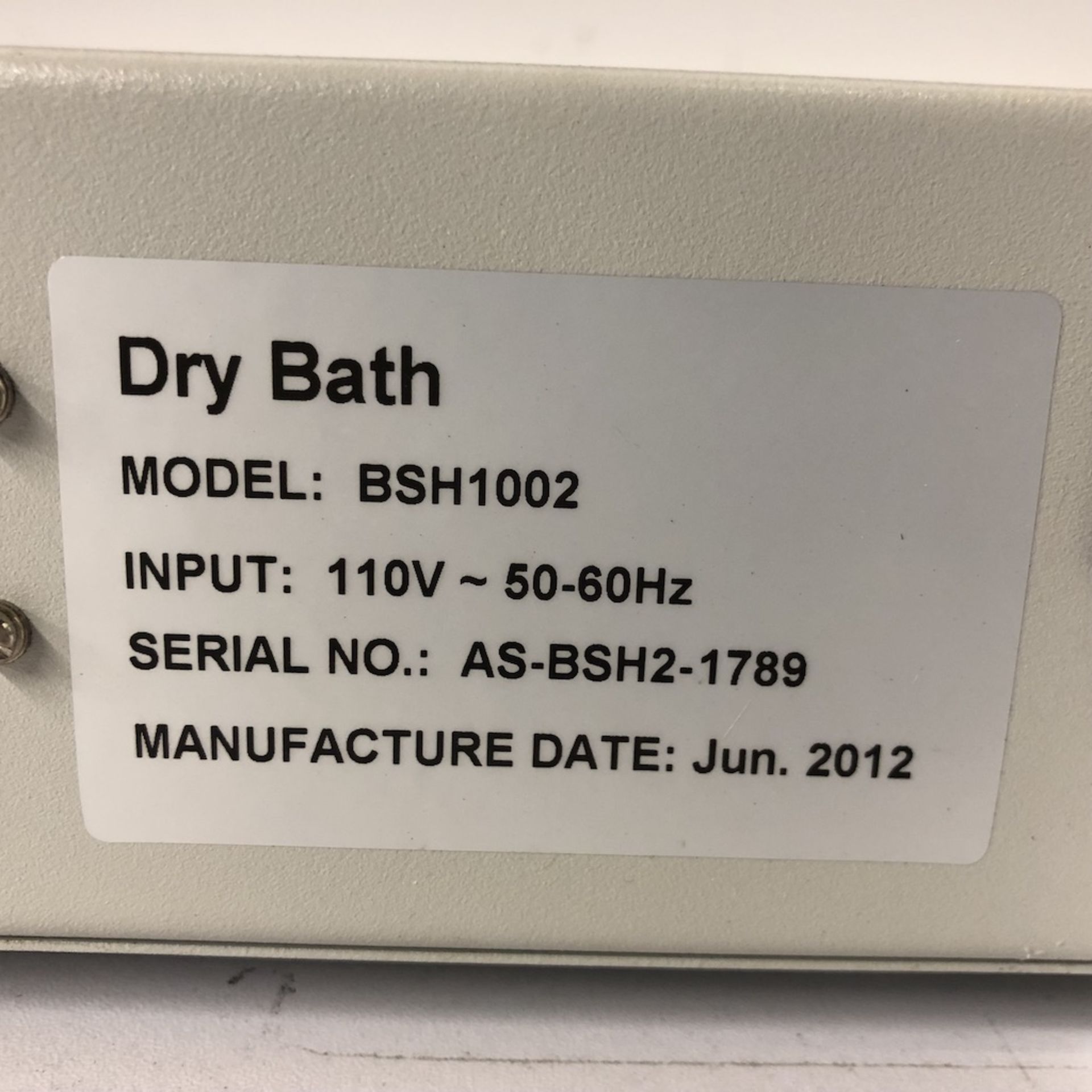 USA SCIENTIFIC BSH1002 DIGITAL DRY BATH Ê 1218 ALDERWOOD AVE. SUNNYVALE, CA. 94089 Ê - Image 9 of 9