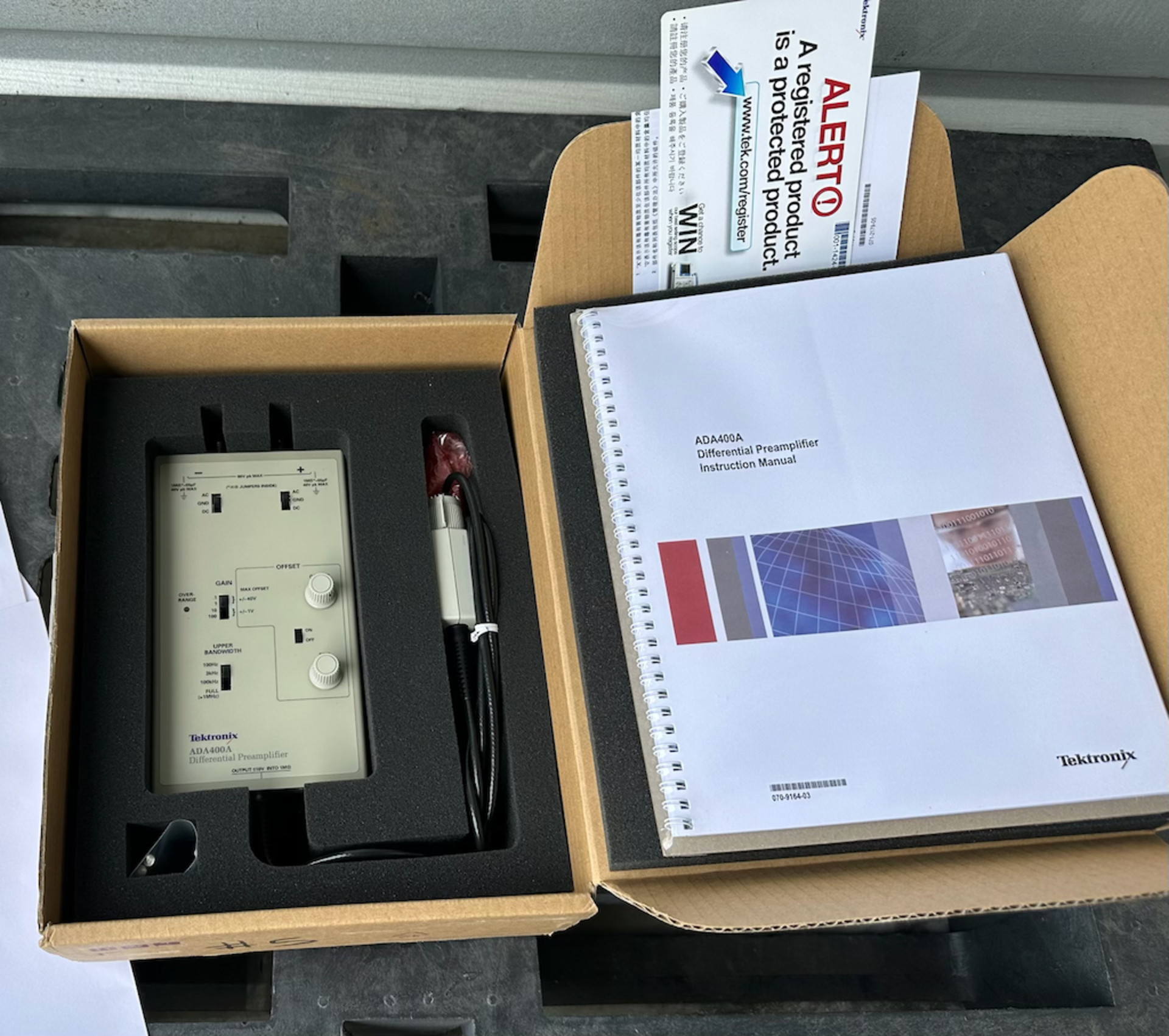 Tektronix Differential Preamplifier model ADA400A