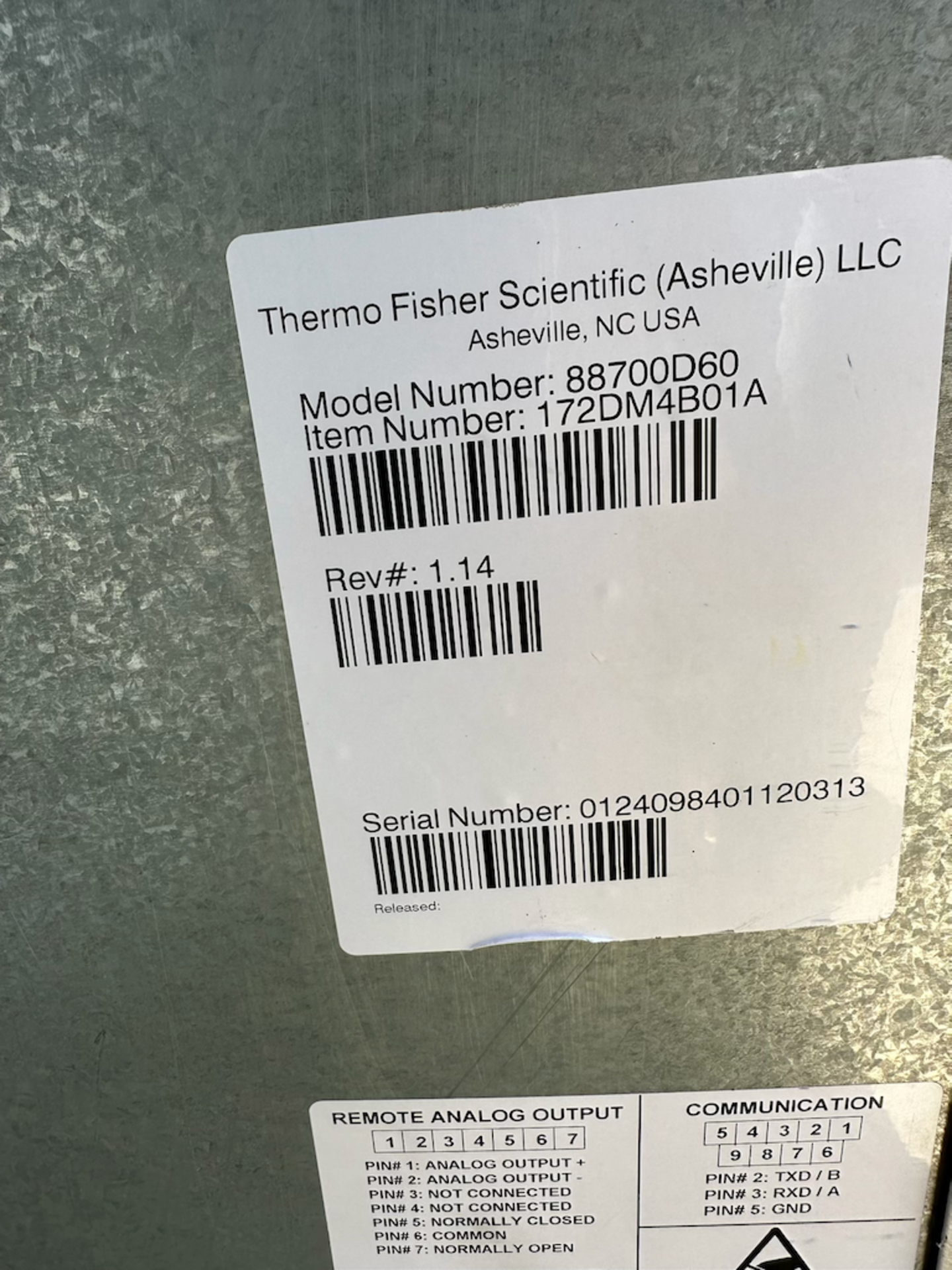 Thermo Scientific Forma 88000 Series Ultra-Low Freezer - Image 6 of 7