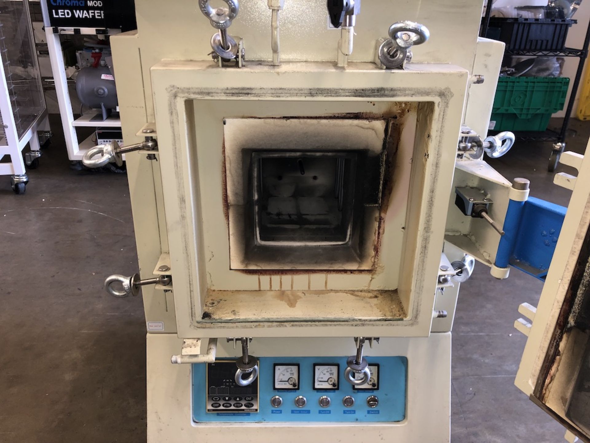 ACROSS INTERNATIONAL GCF1700 CONTROLLED ATMOSPHERE MUFFLE FURNACE MAX TEMP: 1700 _, Chamber - Image 10 of 15