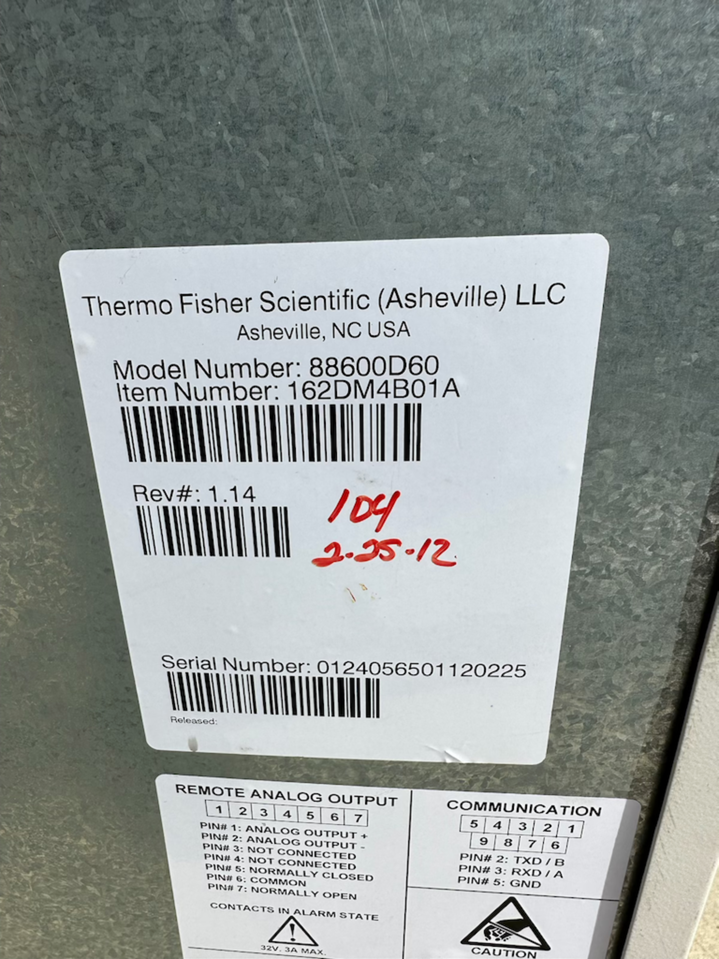Thermo Scientific Forma 88000 Series Ultra-Low Freezer - Image 5 of 5