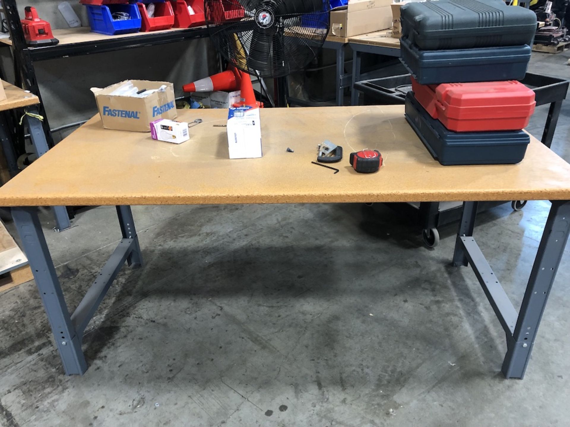 TABLE ( NOT TO INCLUDE CONTENTS ) 6FT L X 3FT W X 33IN H   SCHNEIDER ELECTRIC- 6611 PRESTON AVE