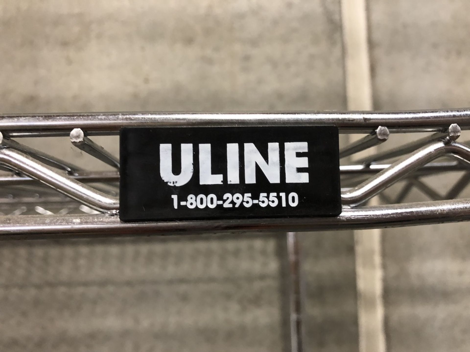 ULINE STEEL WIRE RACK 6FT H X 47IN L X 18IN W   SCHNEIDER ELECTRIC- 6611 PRESTON AVE SUITE A - Image 2 of 3