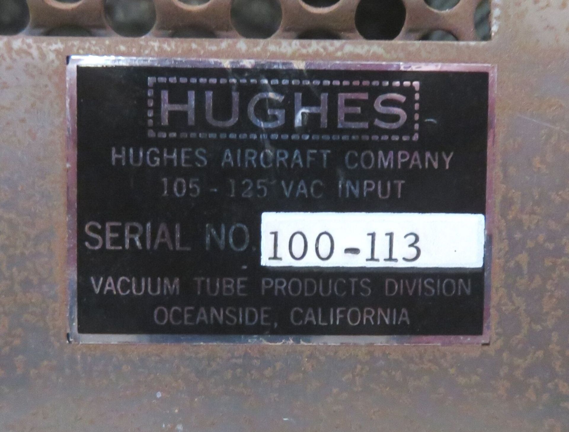 Hughes HRW-100 100-Watt-Second Welding Power Supply w/ VTA-60 Weld Head - Image 10 of 10
