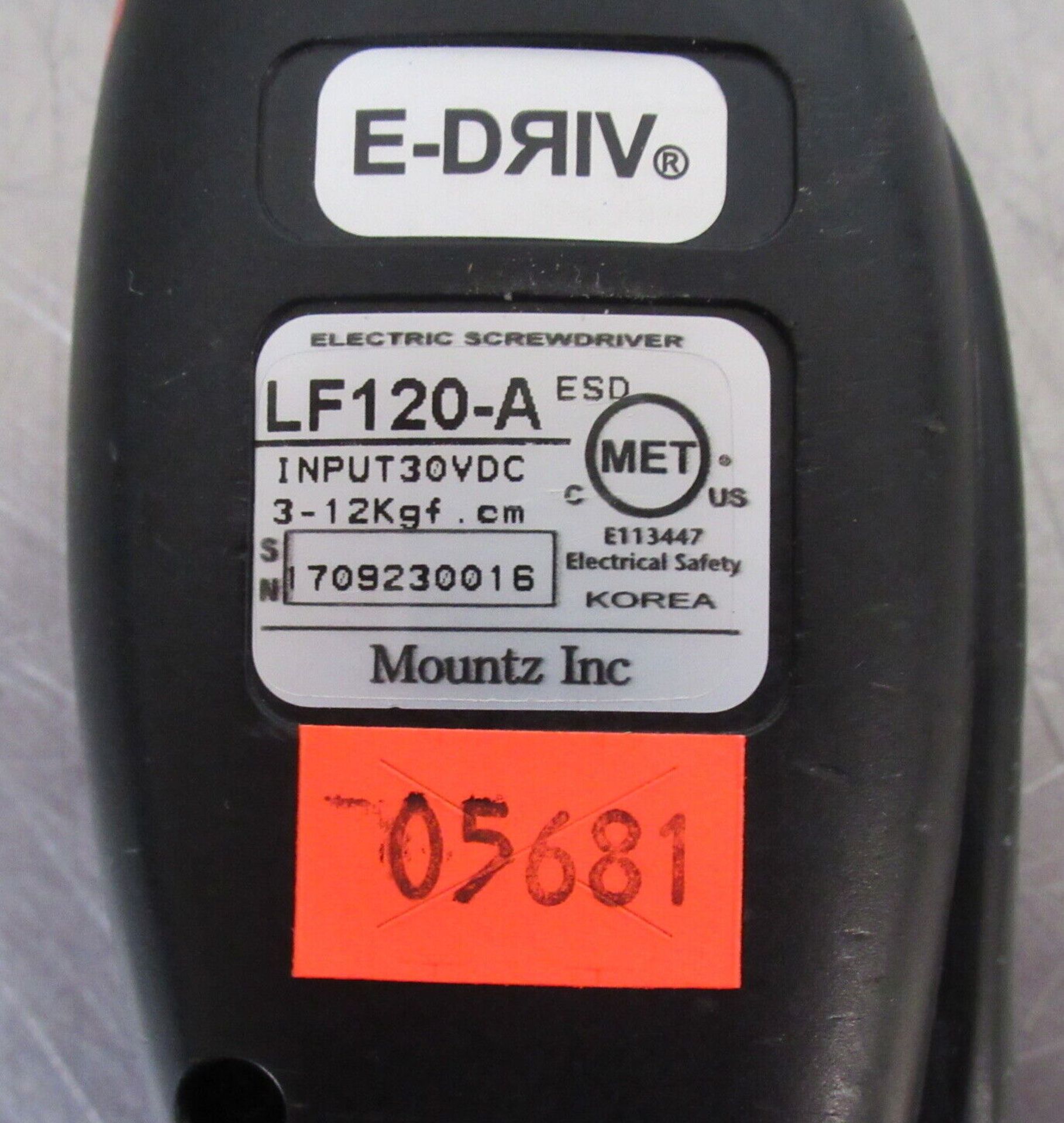 Mountz LF120-A ESD Electric Screwdriver w/ STC-40 Controller - Image 6 of 7