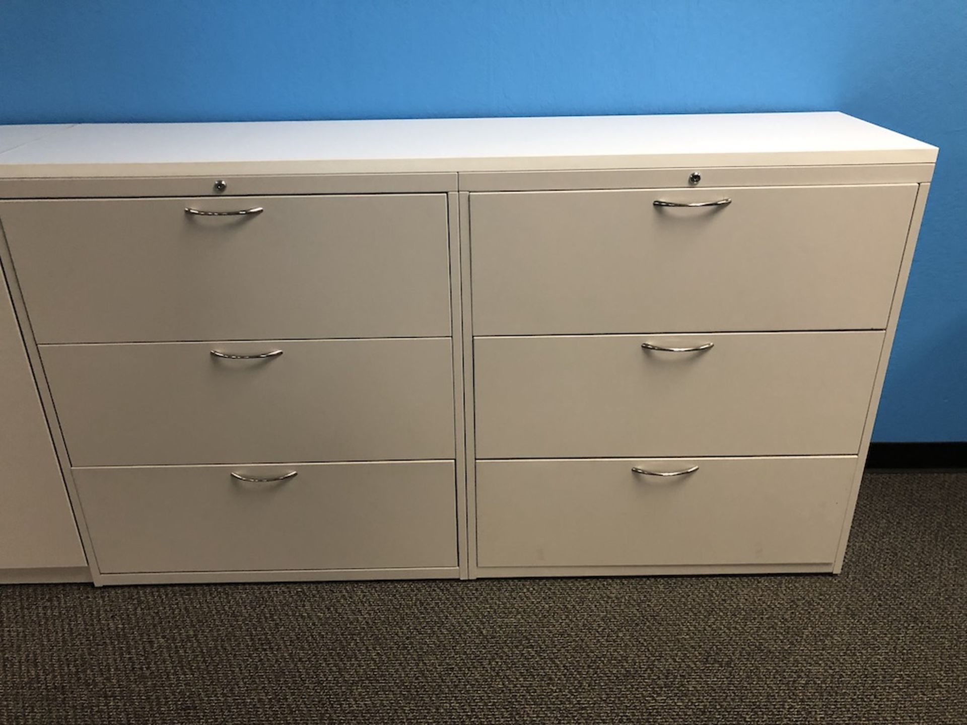 6 DRAWER OFFICE CABINET 6FT L X 18IN W X 41IN H   SCHNEIDER ELECTRIC- 6611 PRESTON AVE SUITE A