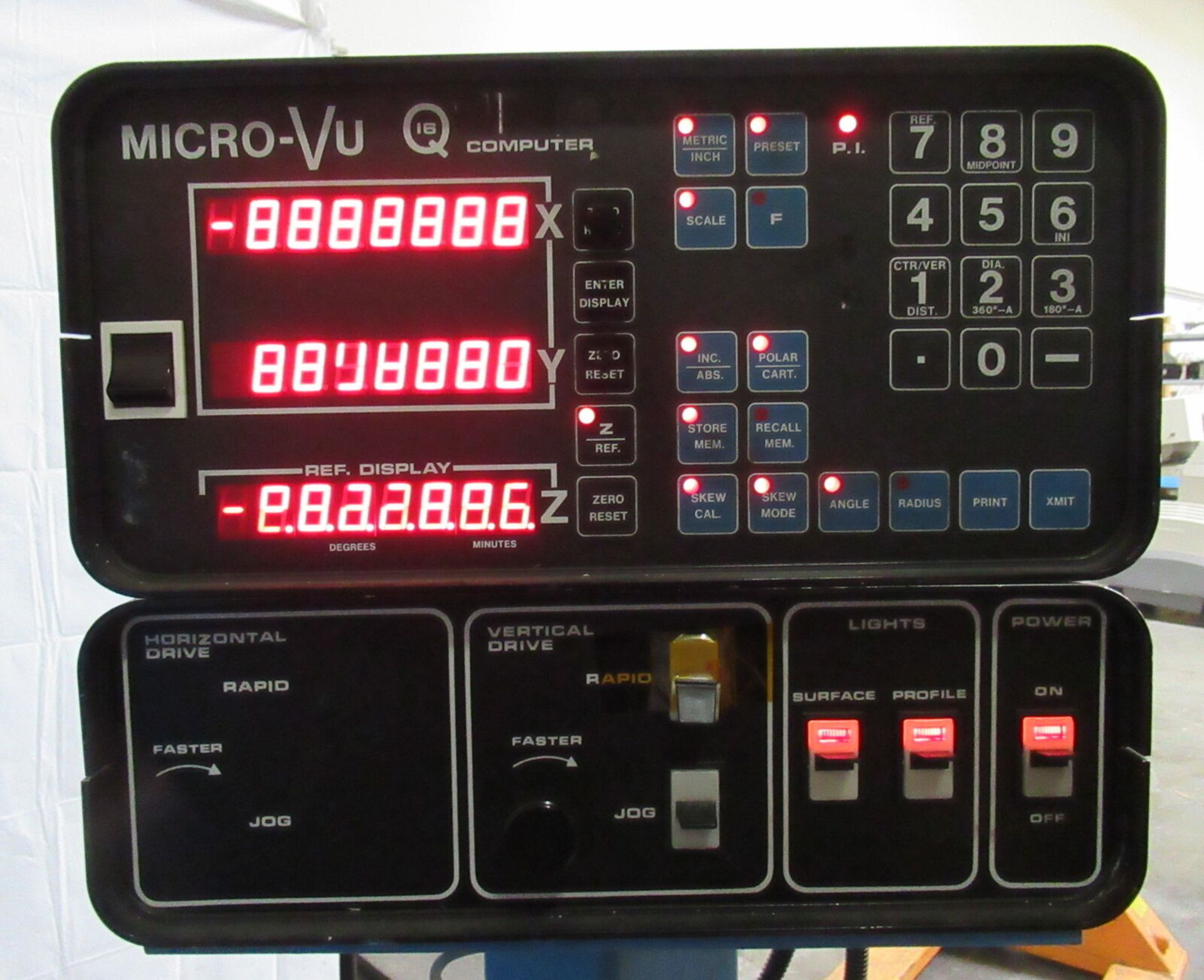 Micro-Vu Century 2014 Optical Comparator w/ Q16 Metrology Computer - Image 2 of 12