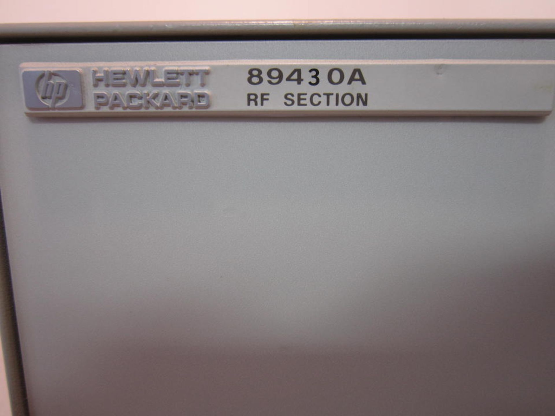 Hewlett Packard 89430A Rf Section - Image 3 of 5