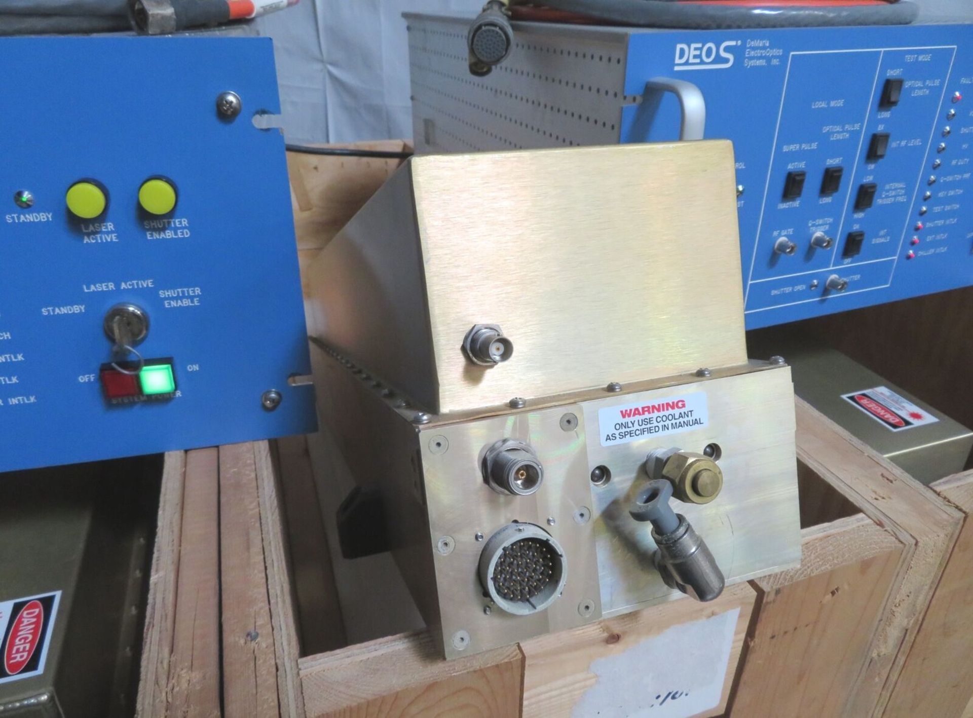 Lot 3 DEOS DeMaria ElectroOptics SPL100 CO2 Lasers (2) D1000 Controllers - Gilroy - Image 5 of 12