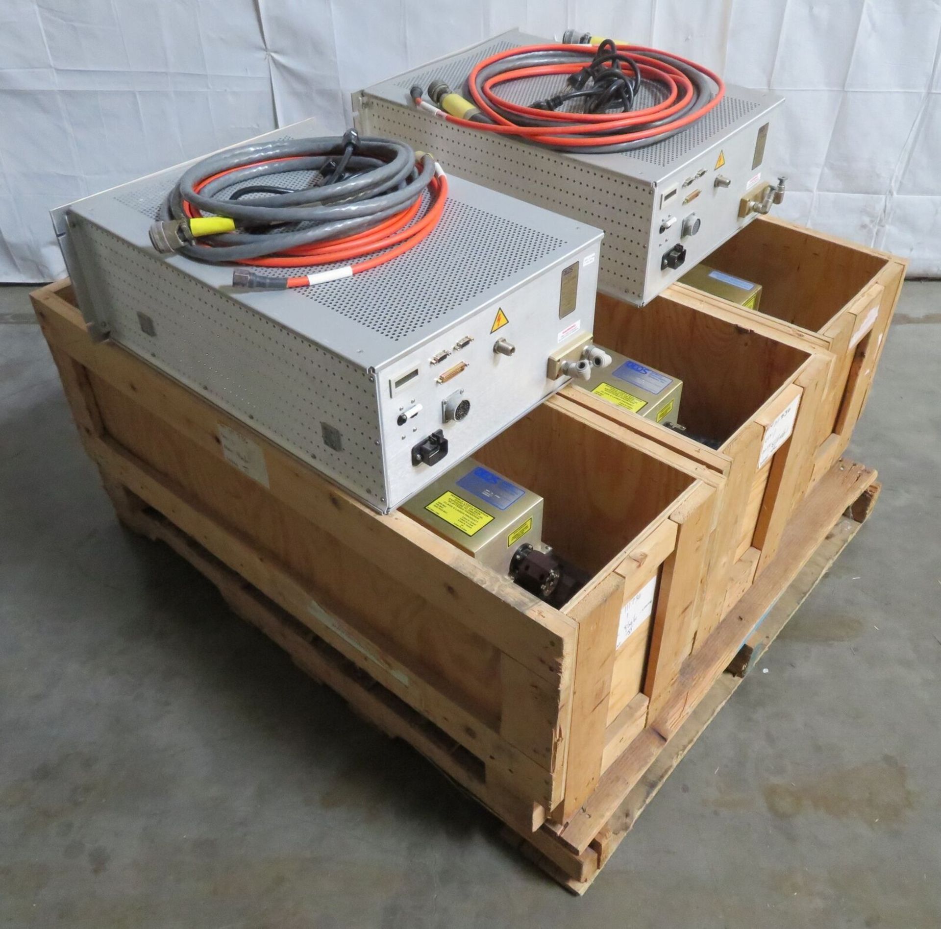 Lot 3 DEOS DeMaria ElectroOptics SPL100 CO2 Lasers (2) D1000 Controllers - Gilroy - Image 7 of 12