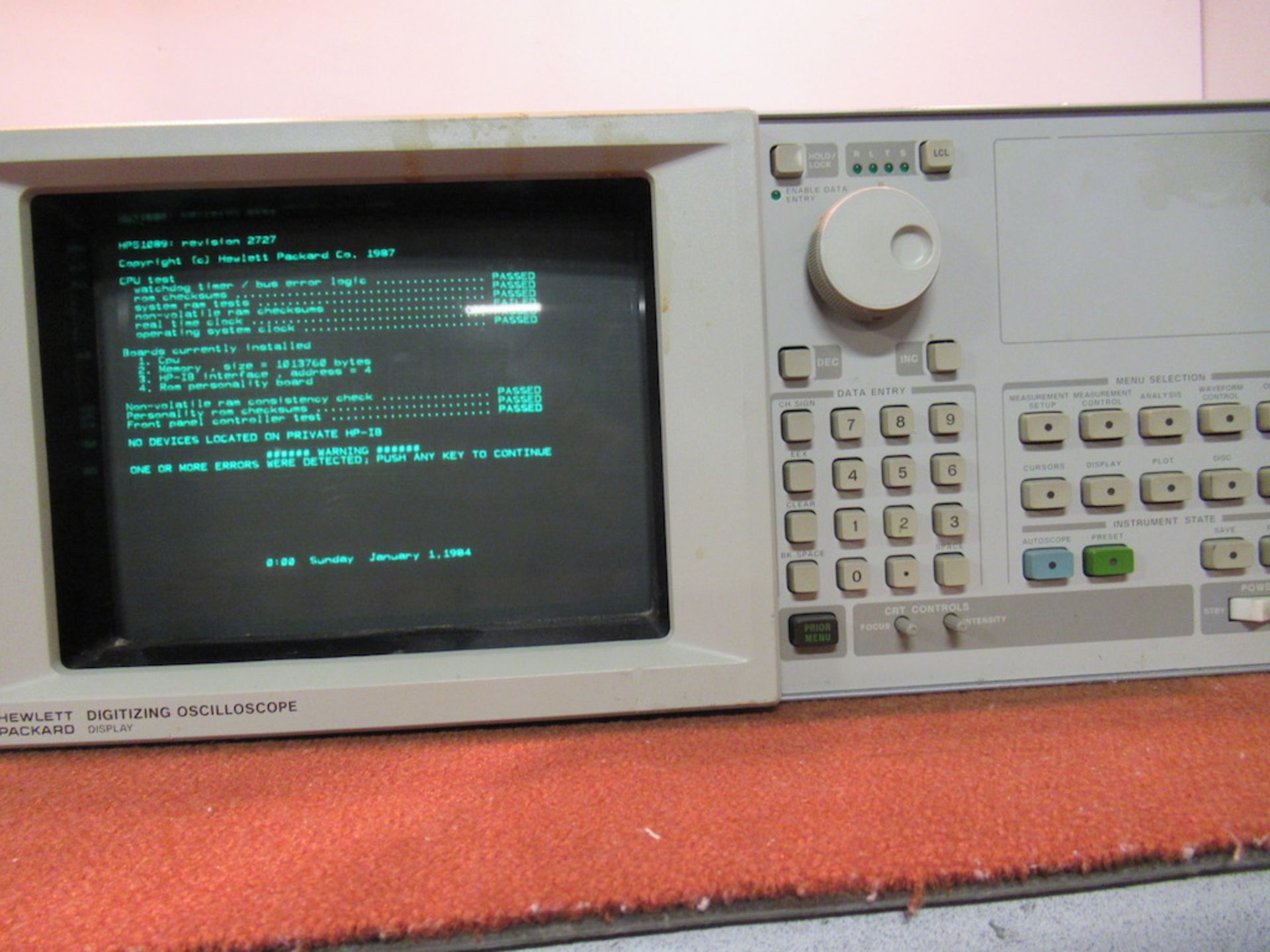 Hp 51089A Digitizing Oscilloscope Display - Image 3 of 6