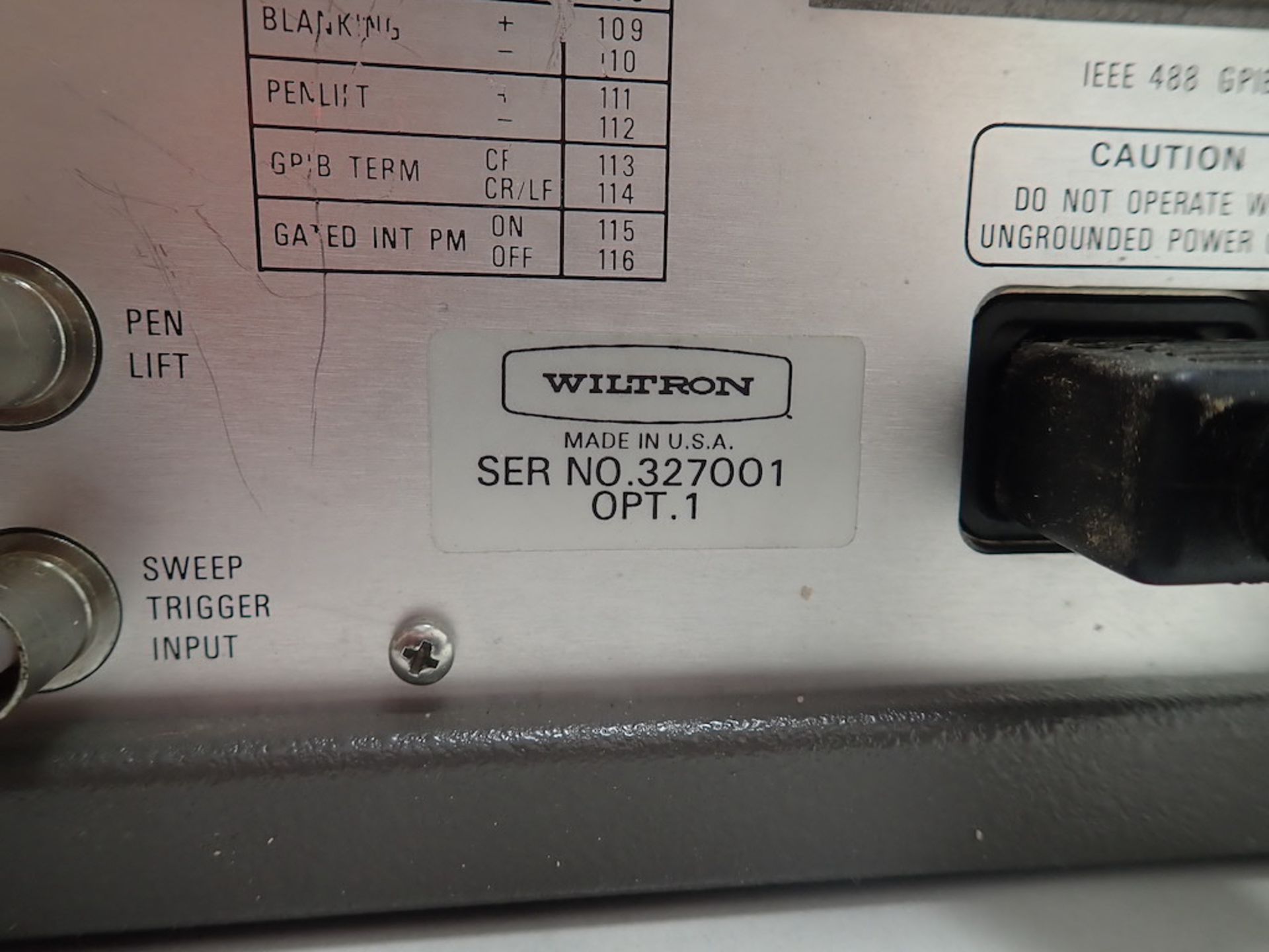 Wiltron Swept Frequency Synthesizer, Model 6737B-20, 2-20Ghz - Image 5 of 6