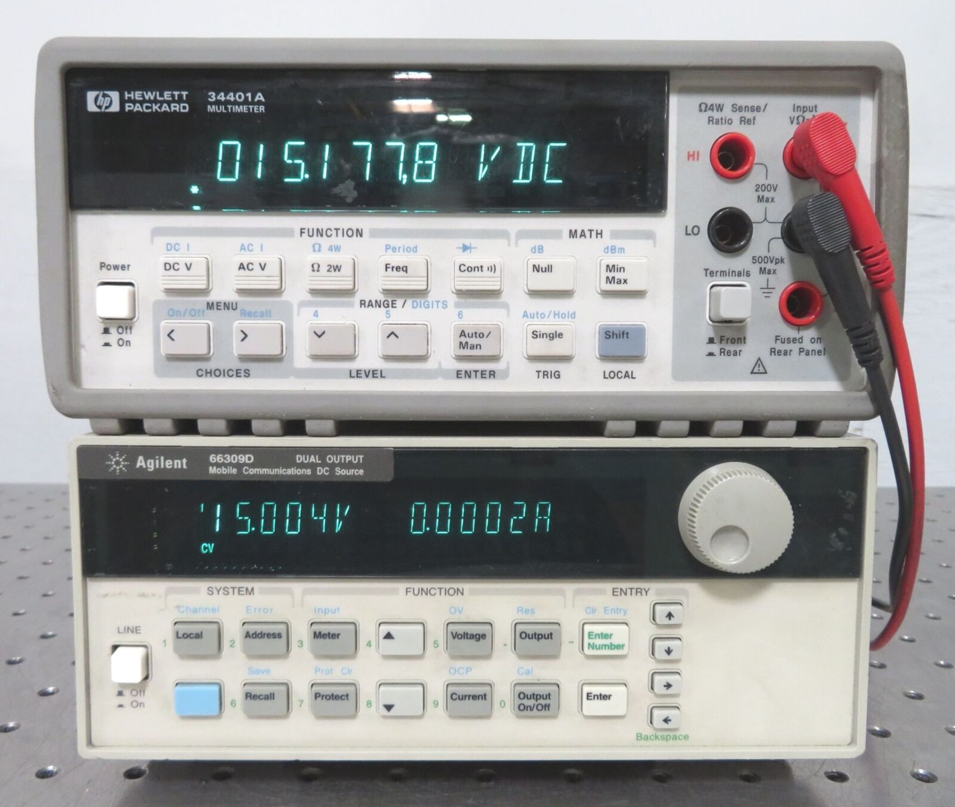 Agilent 66309D Dual Output Mobile Communications DC Source - Gilroy - Image 3 of 6