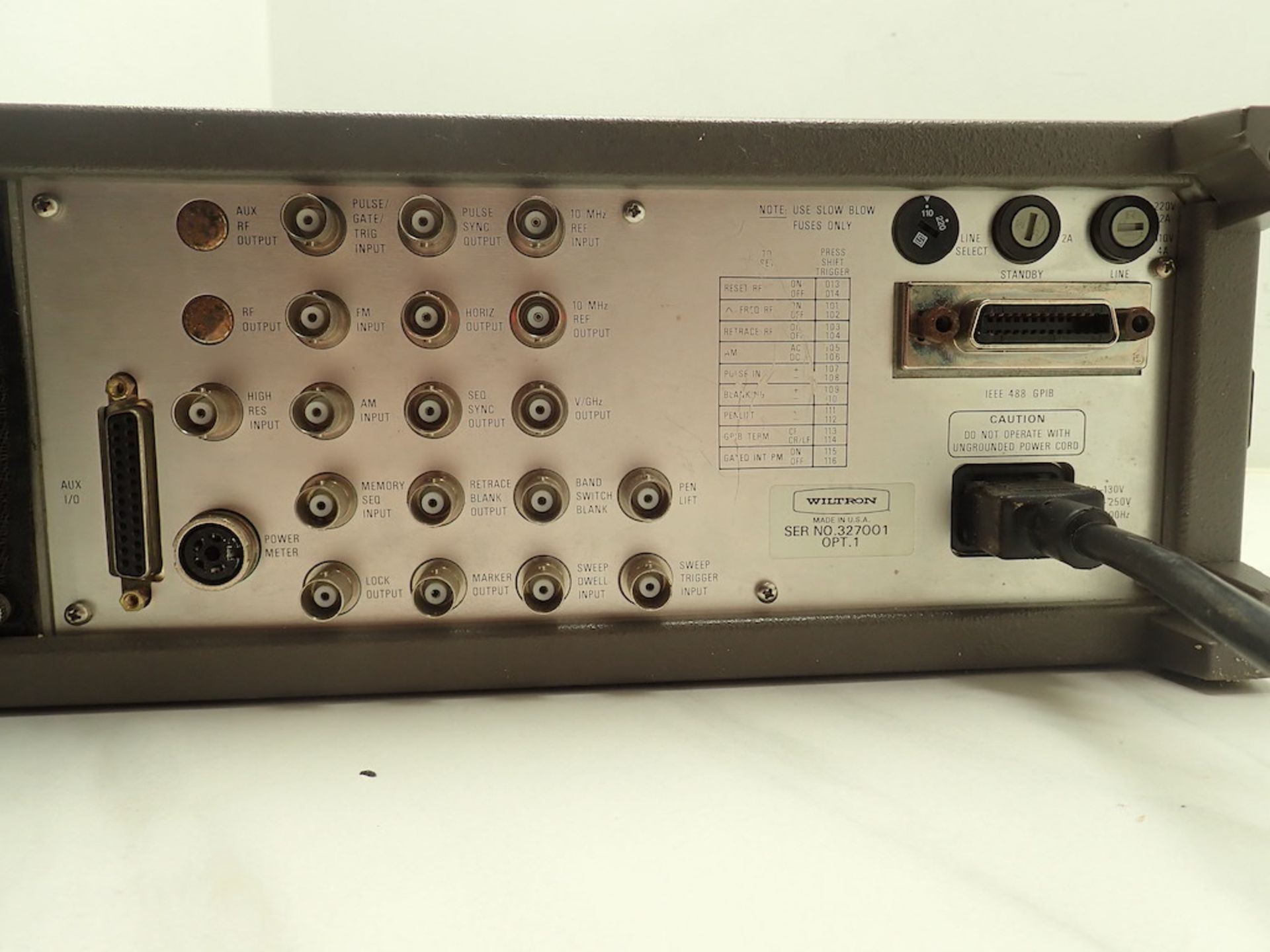 Wiltron Swept Frequency Synthesizer, Model 6737B-20, 2-20Ghz - Image 3 of 6